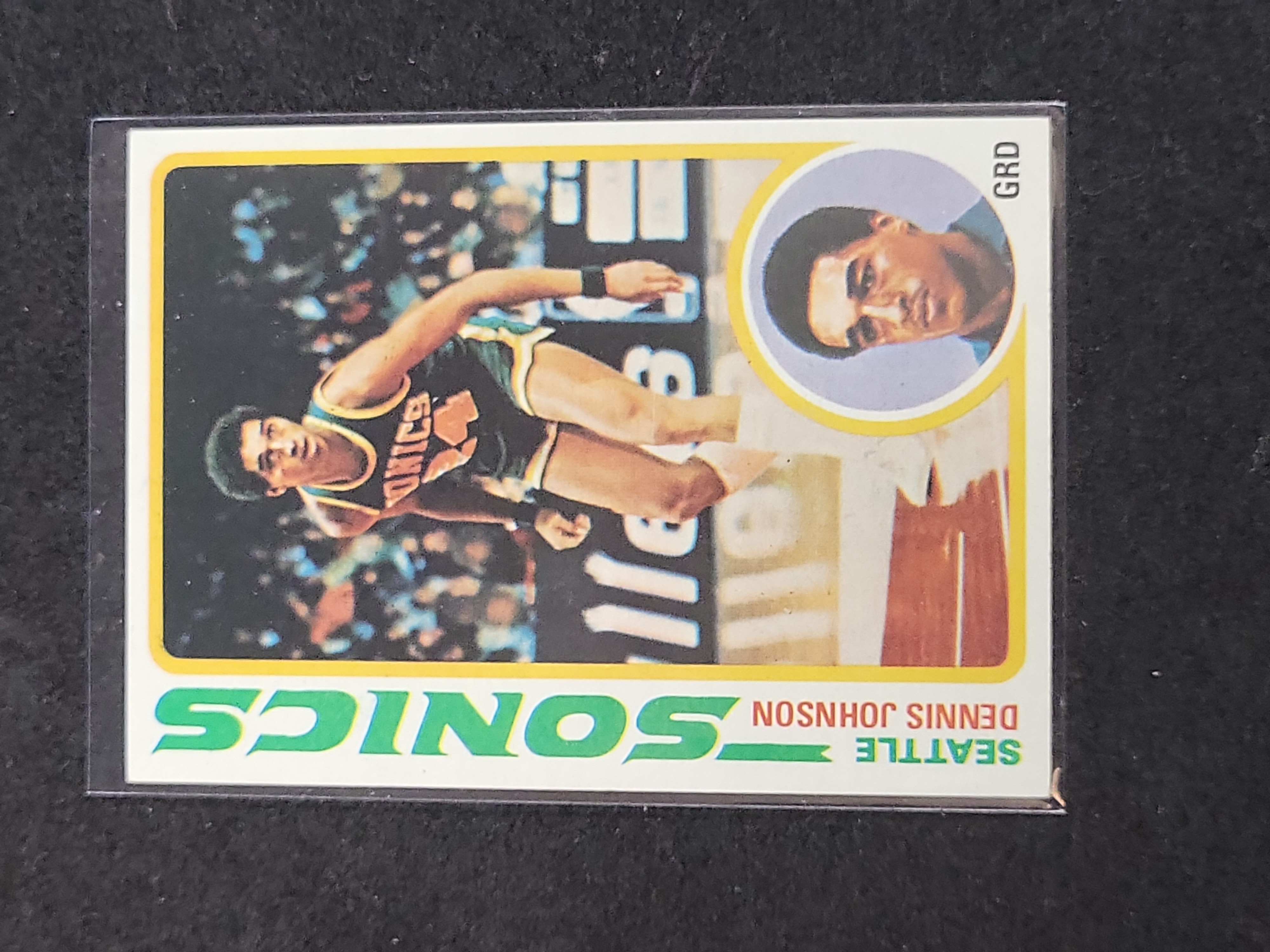 I03135 | 1978-79 Topps Dennis Johnson Seattle SuperSonics Basketball Card Number 78