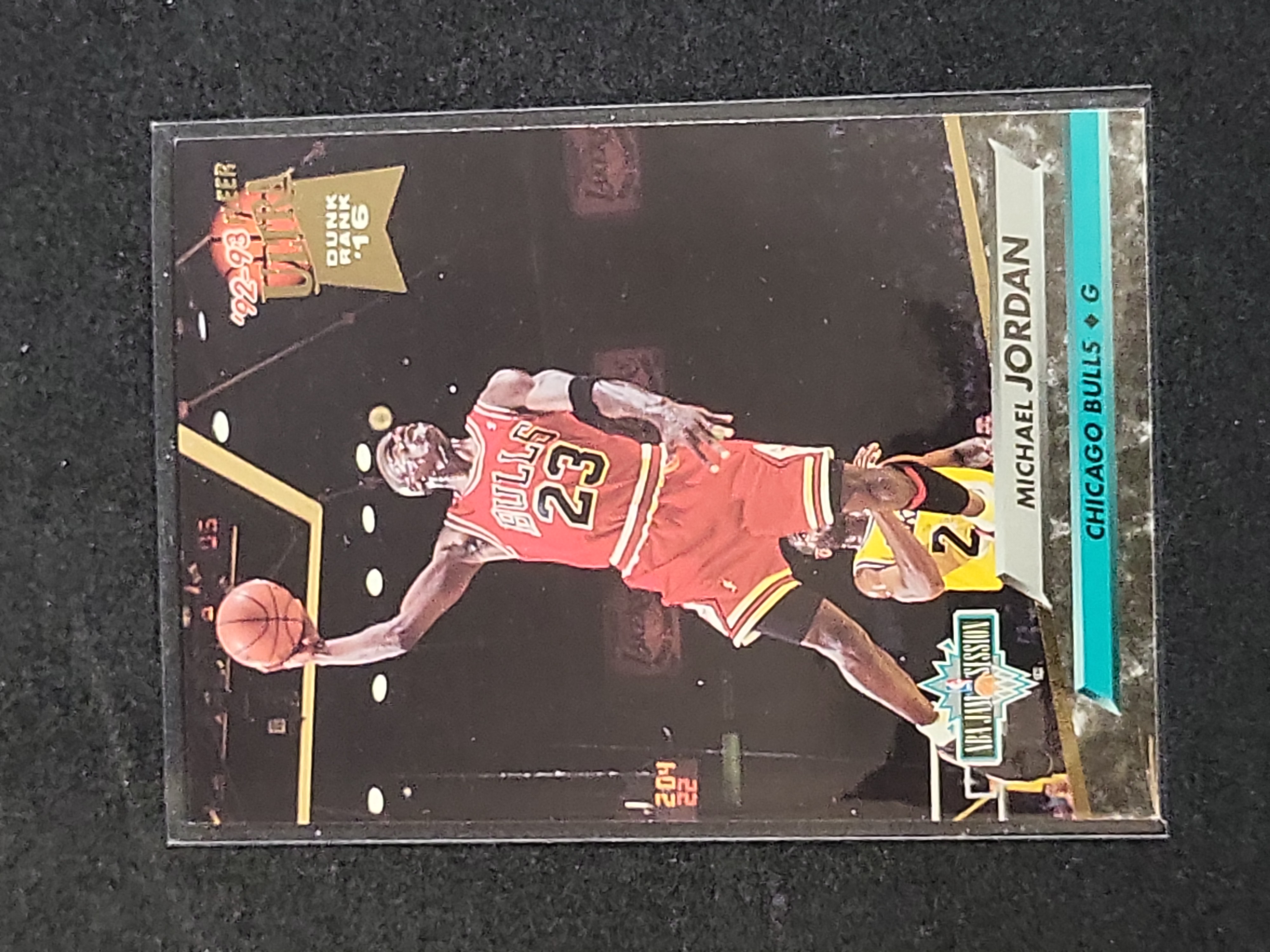 I03137 | 1992-93 Fleer Ultra Michael Jordan #216 Top 20 Jammer Basketball Card
