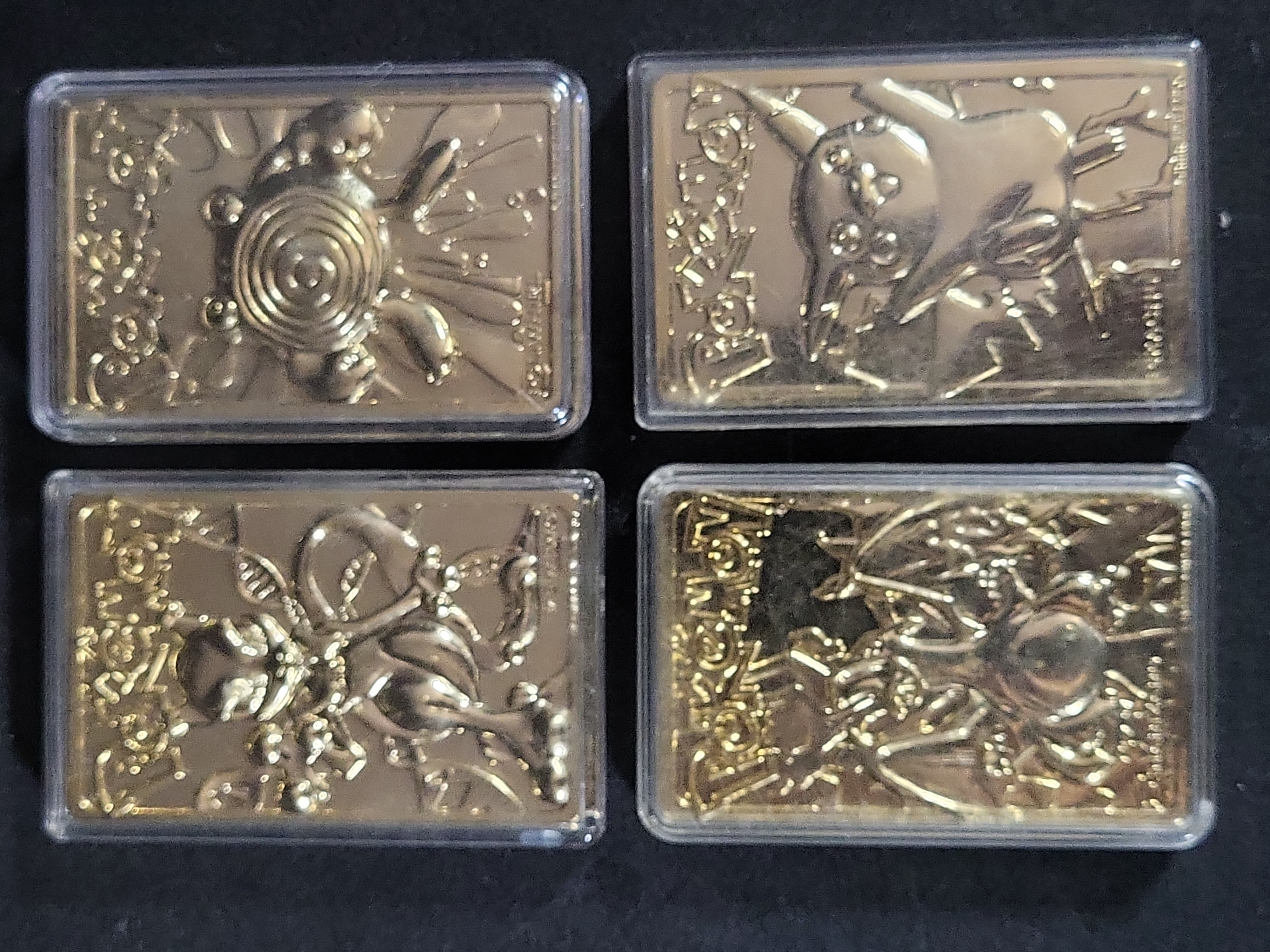 I02937 | An Assortment of Pokémon Collectibles Including 1999 Burger King 23-Karat Gold-Plated Cards and Modern TCG Cards