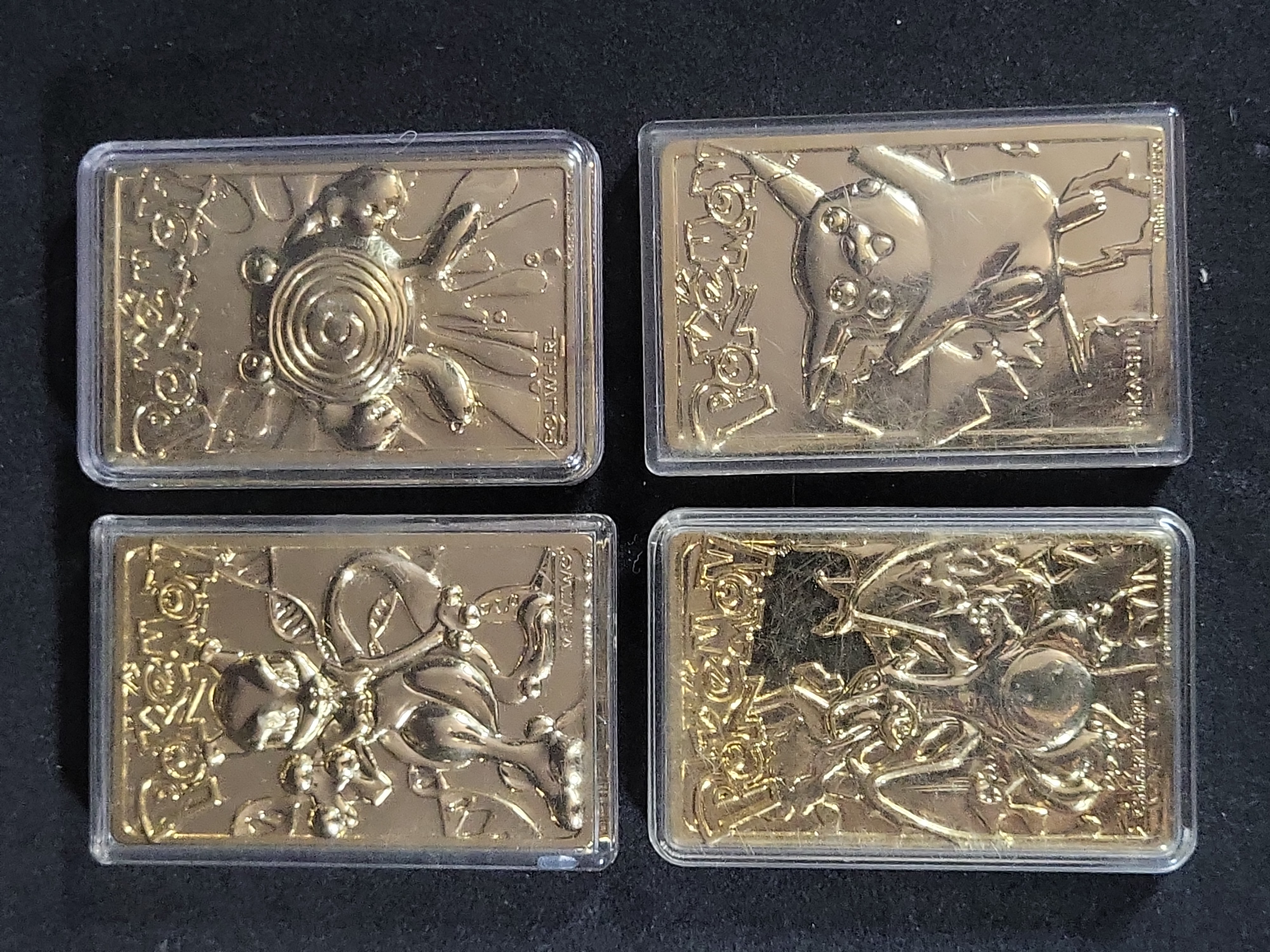 I02937 | An Assortment of Pokémon Collectibles Including 1999 Burger King 23-Karat Gold-Plated Cards and Modern TCG Cards