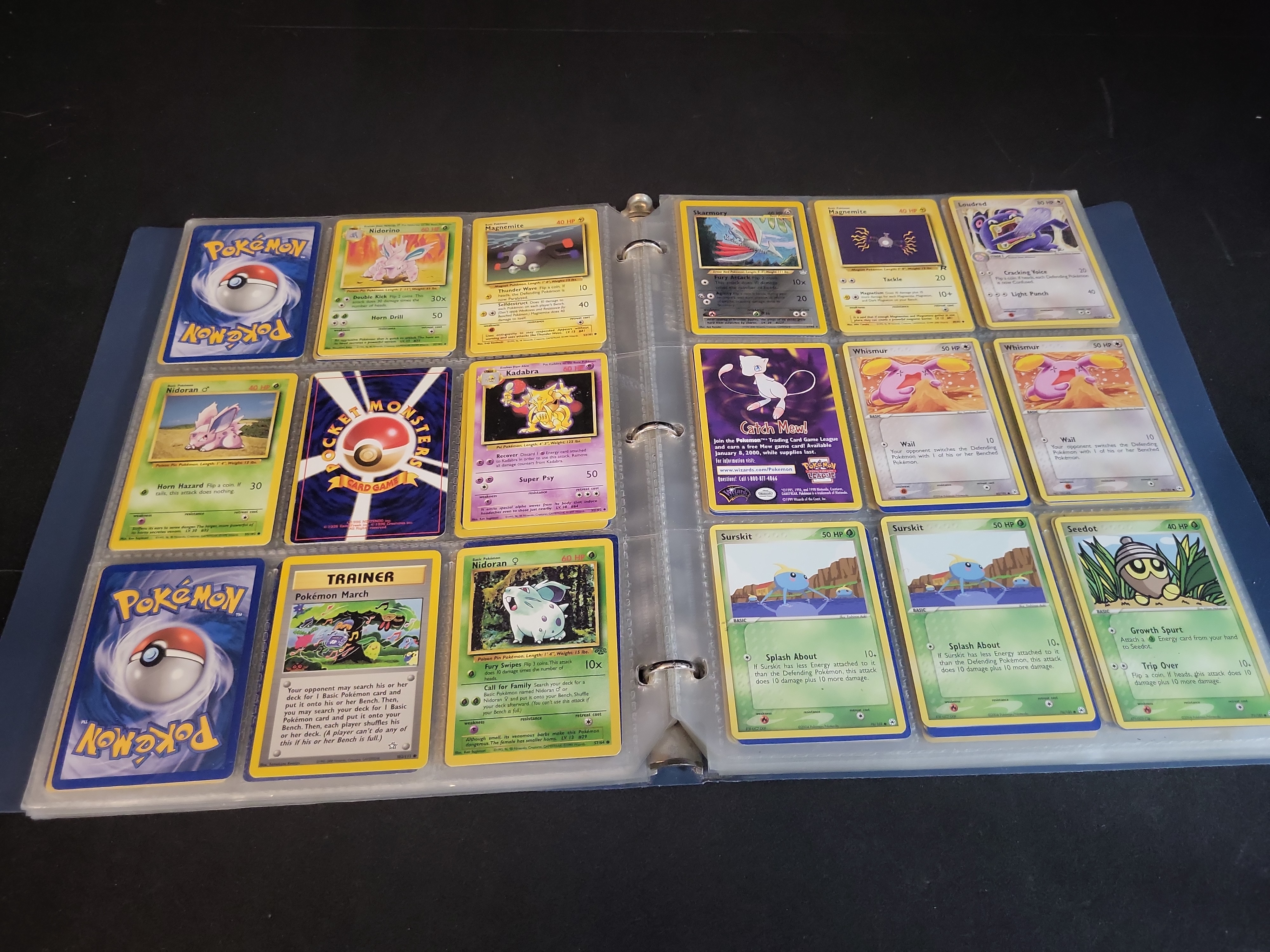 I02745 | A Collection of Vintage English and Japanese Pokemon TCG Cards in Binder