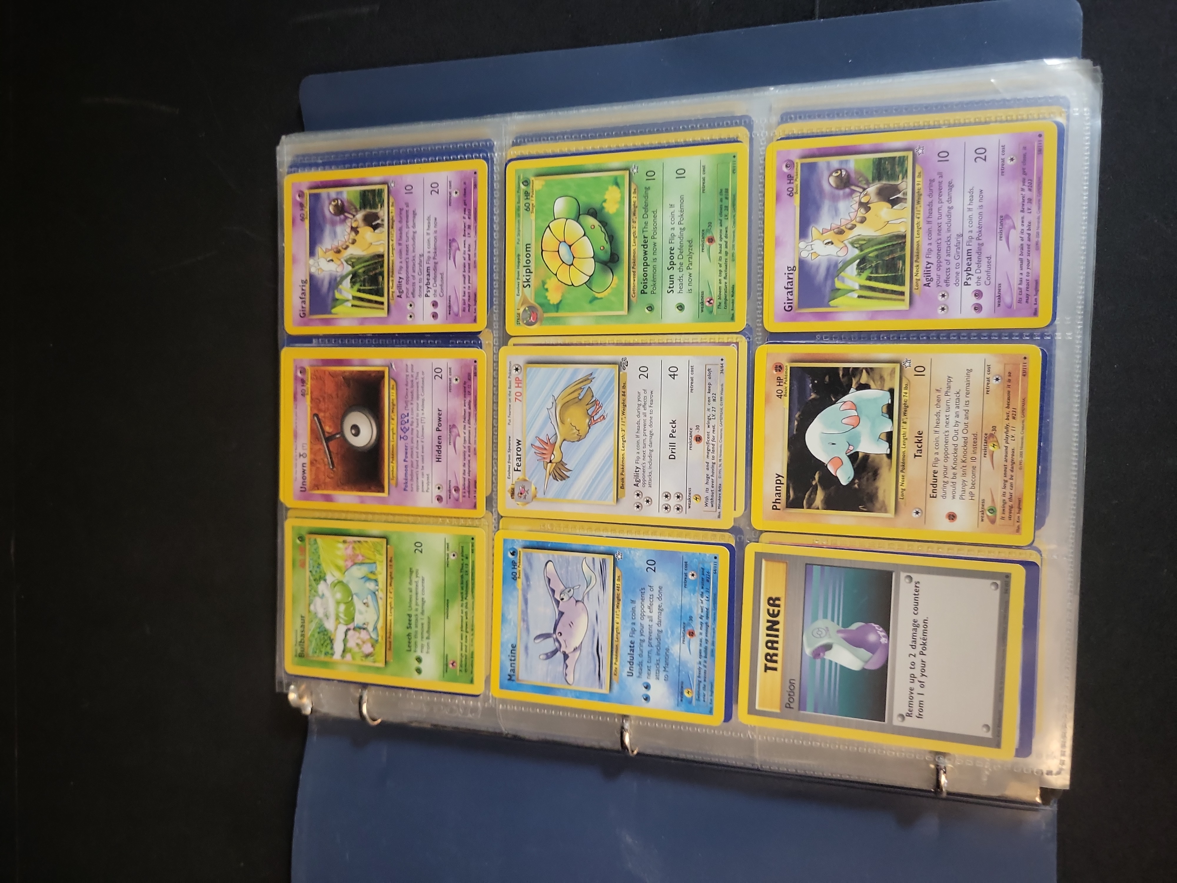 I02745 | A Collection of Vintage English and Japanese Pokemon TCG Cards in Binder