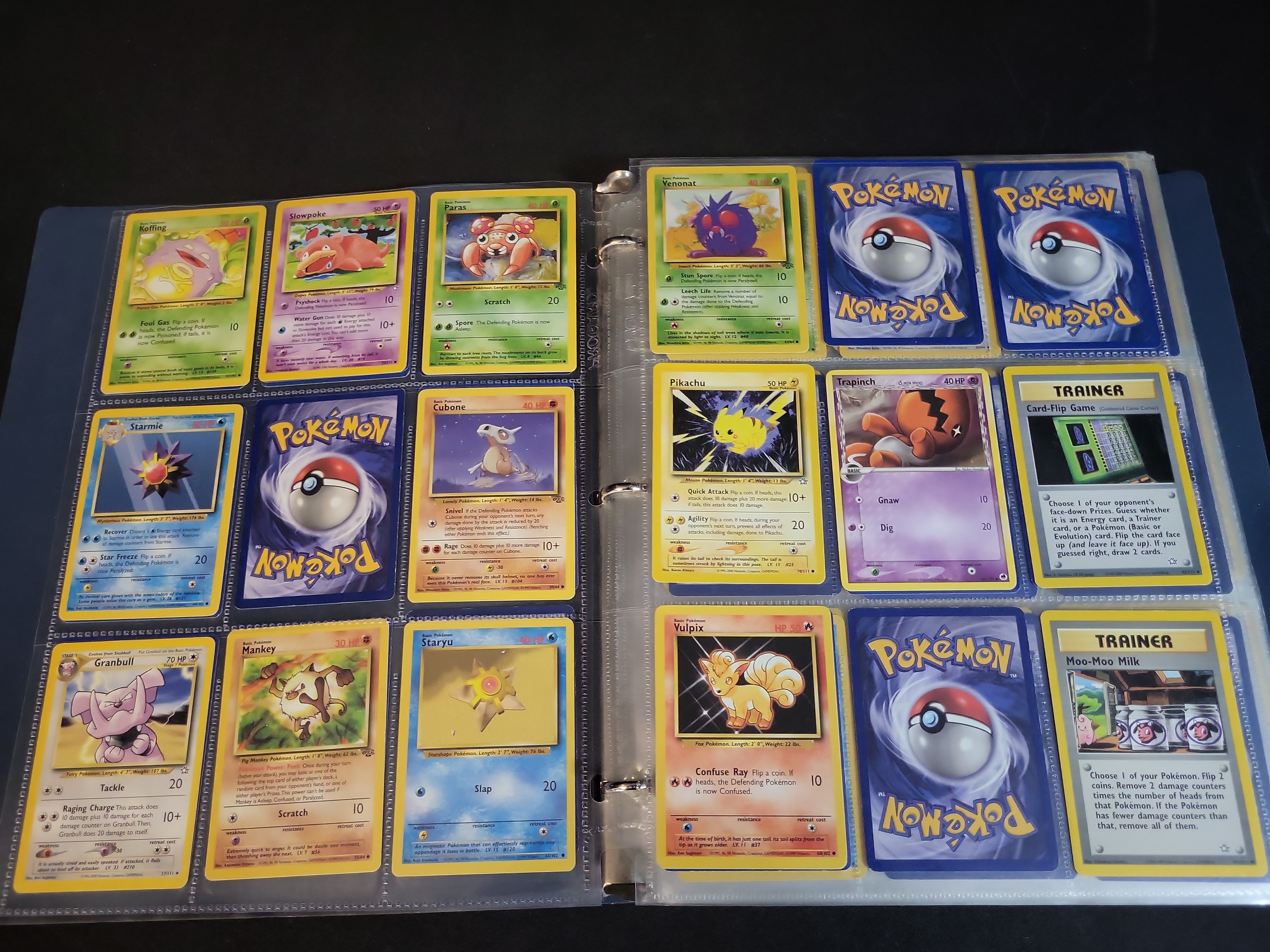 I02745 | A Collection of Vintage English and Japanese Pokemon TCG Cards in Binder