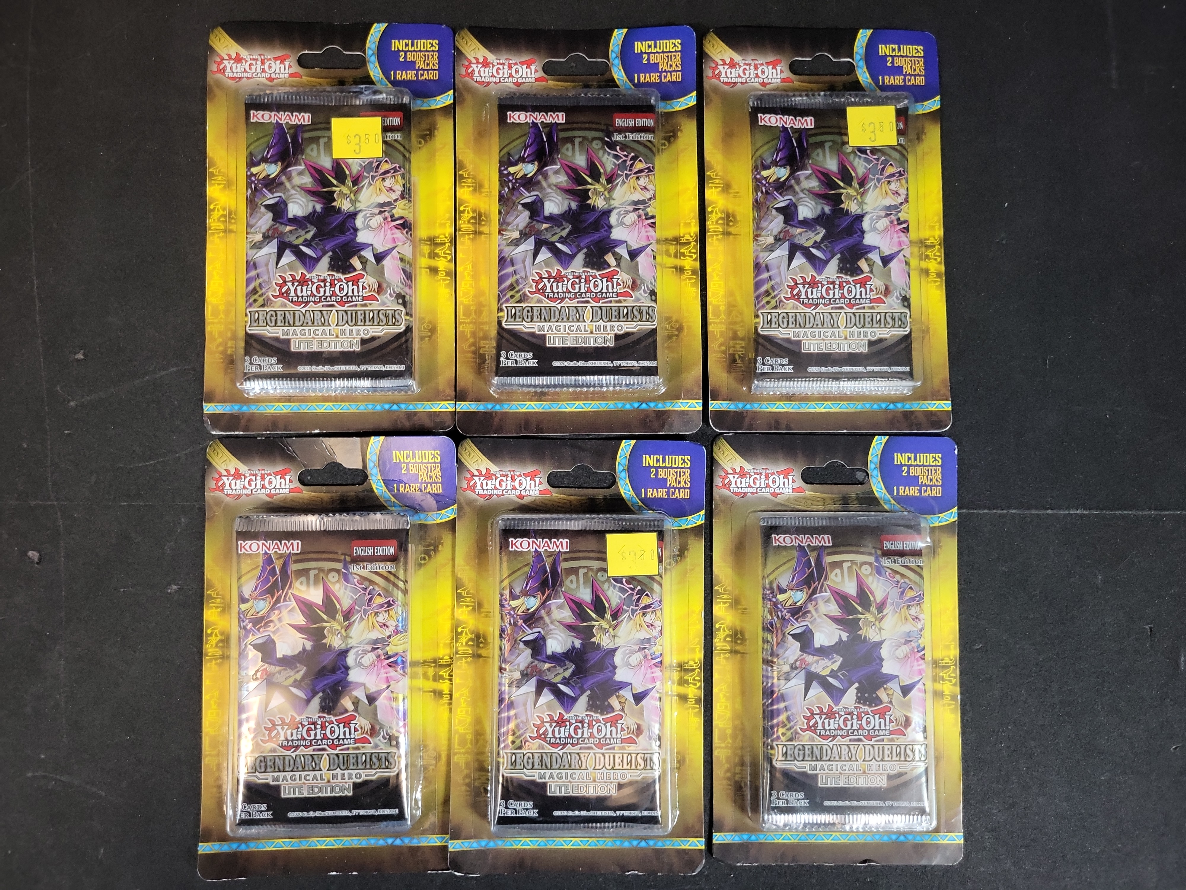 I03935 | Six Sealed Yu-Gi-Oh! Legendary Duelists Magical Hero Lite Edition Blister Packs