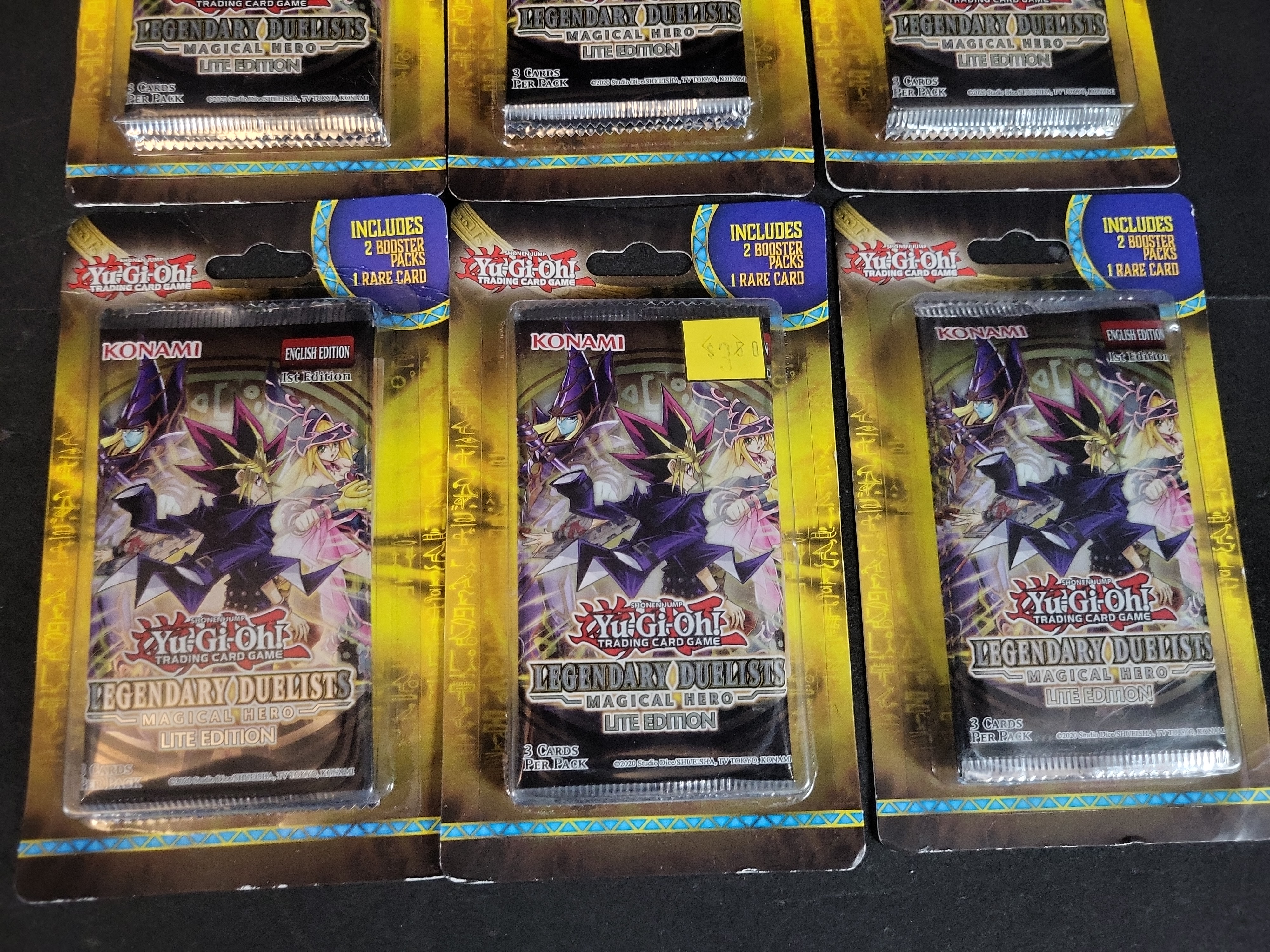 I03935 | Six Sealed Yu-Gi-Oh! Legendary Duelists Magical Hero Lite Edition Blister Packs