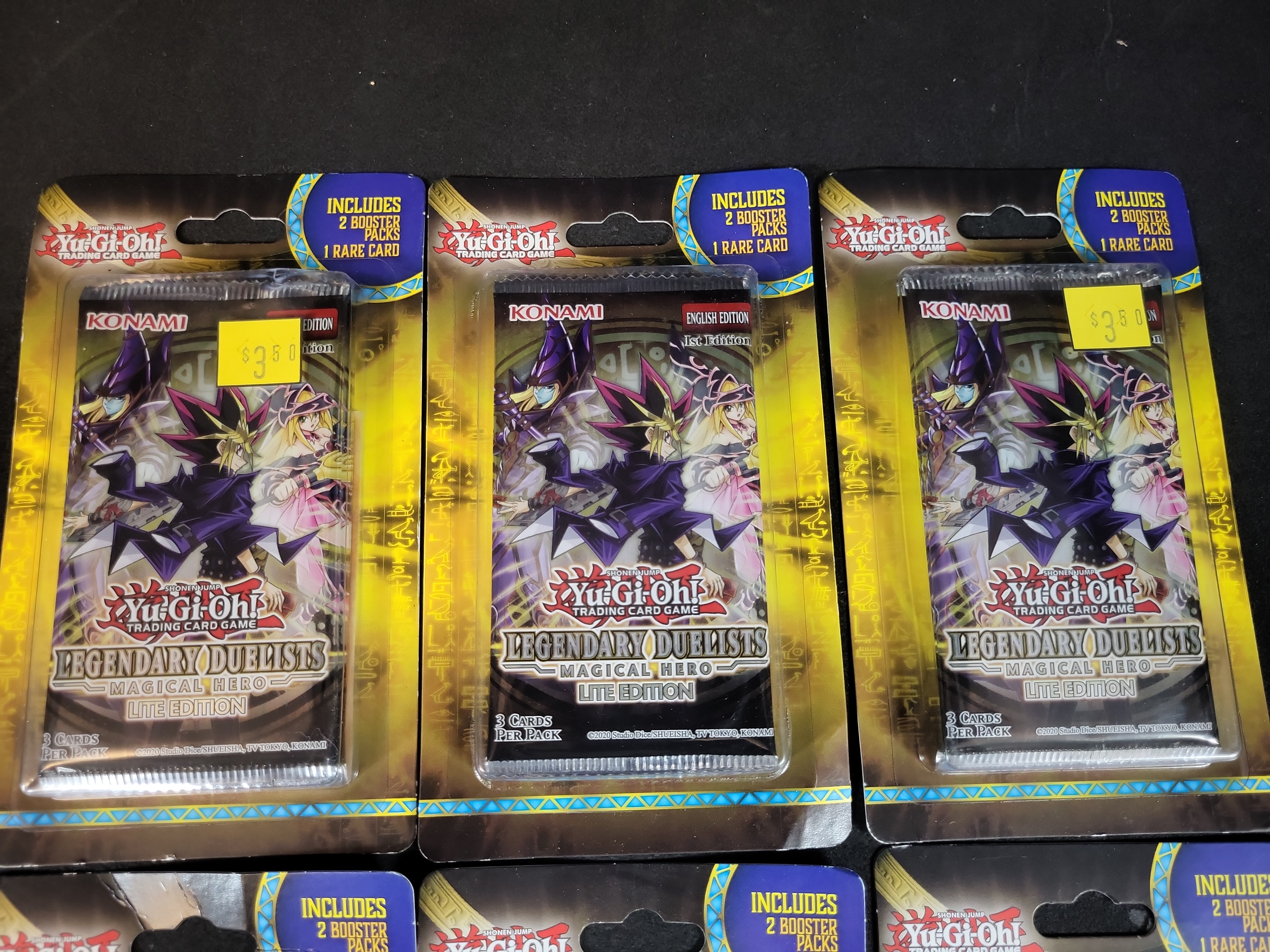 I03935 | Six Sealed Yu-Gi-Oh! Legendary Duelists Magical Hero Lite Edition Blister Packs