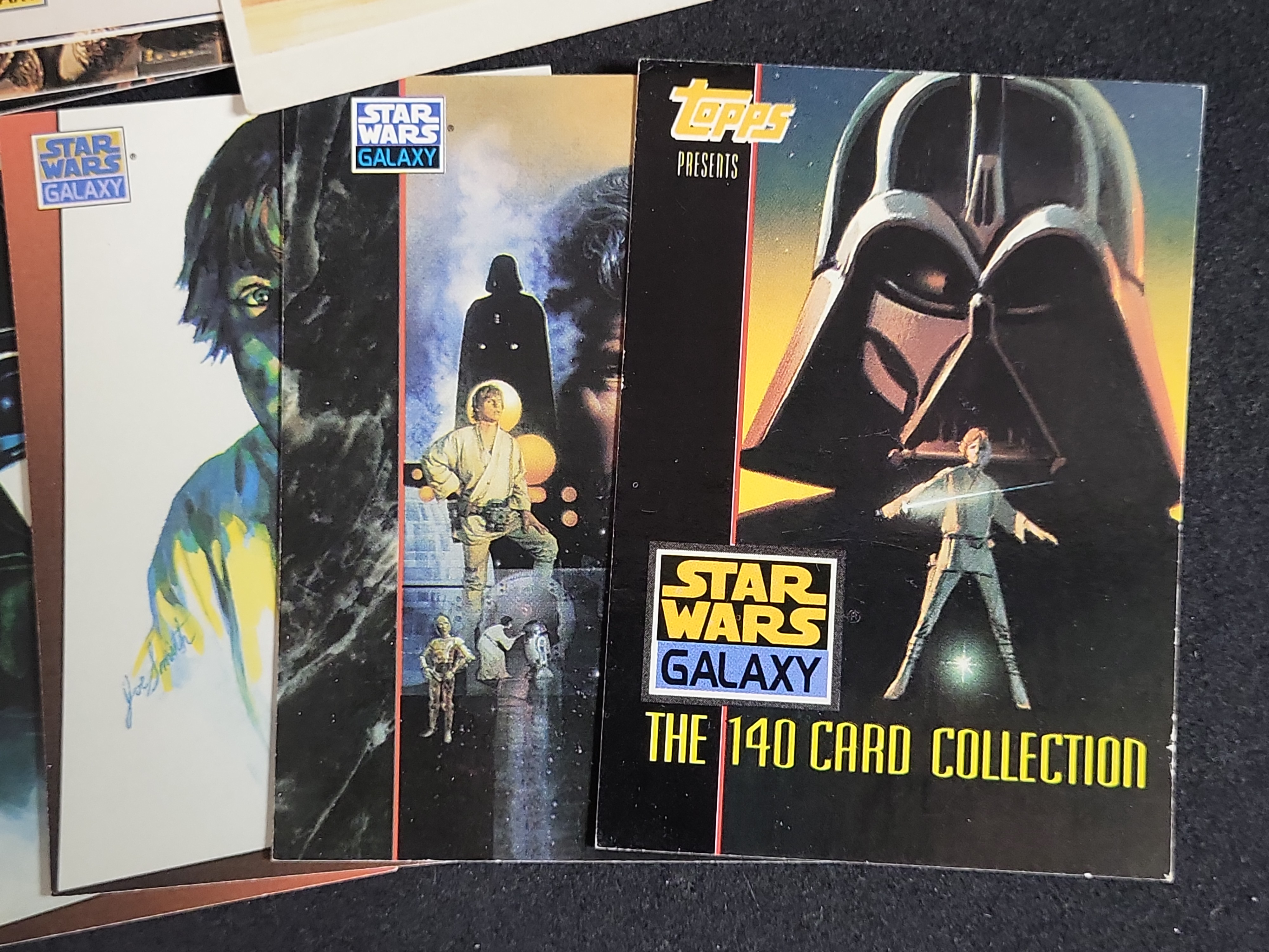 I03938 | A Collection of 1993 Topps Star Wars Galaxy Series 1 Trading Cards