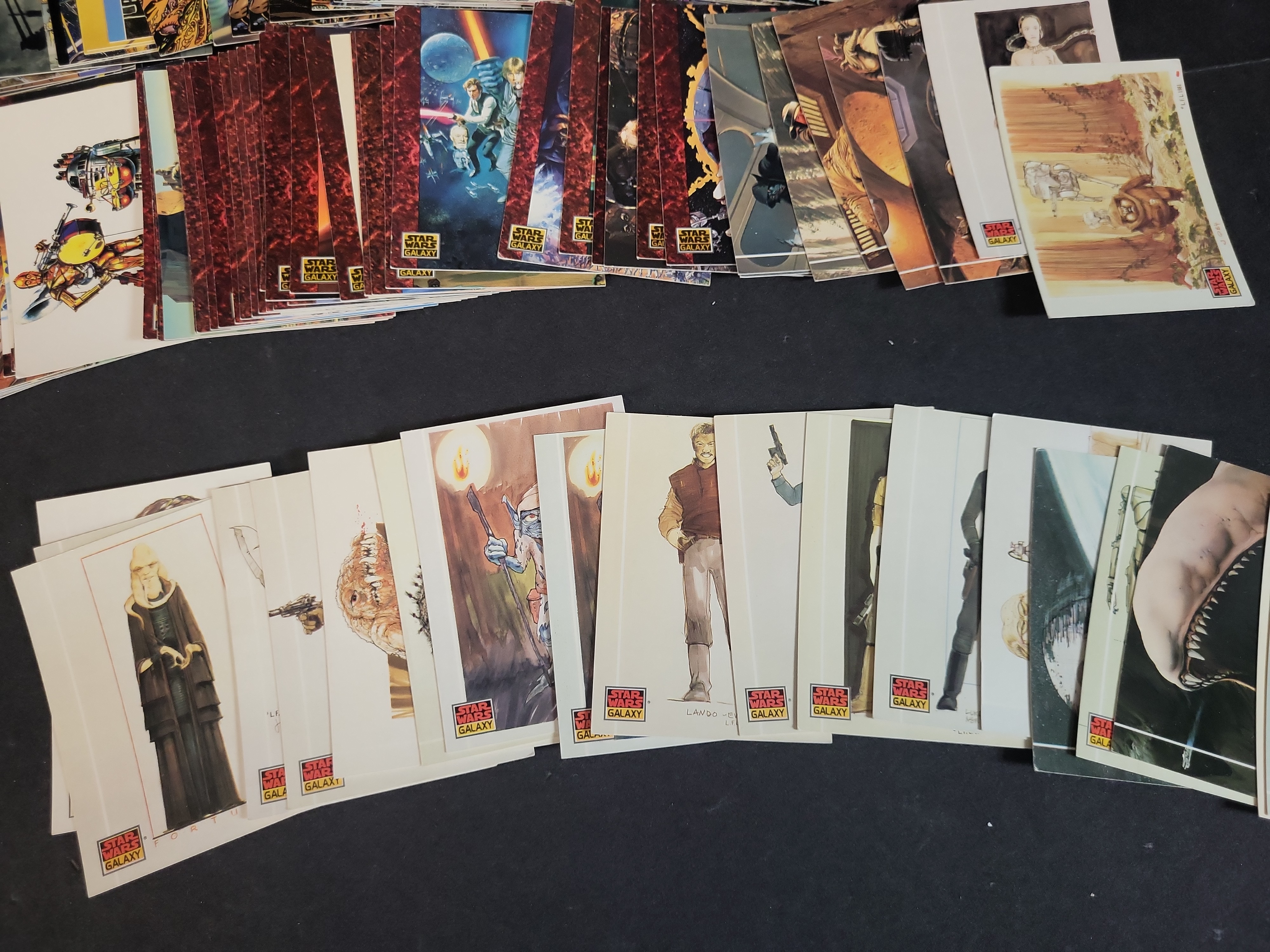 I03938 | A Collection of 1993 Topps Star Wars Galaxy Series 1 Trading Cards
