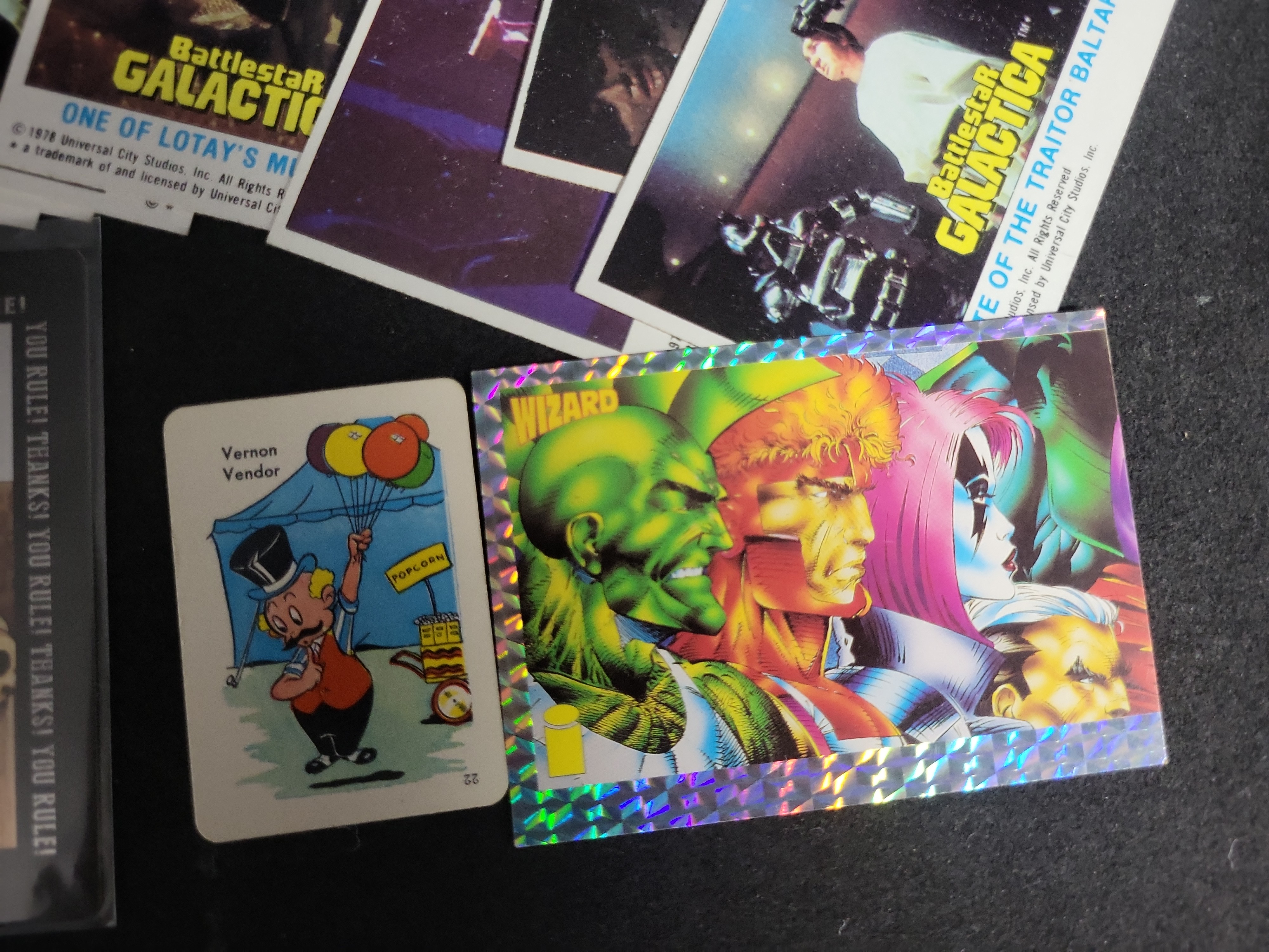 I03450 | An Assortment of Vintage and Modern Non-Sport Trading Cards Including Battlestar Galactica, Close Encounters of the Third Kind, and