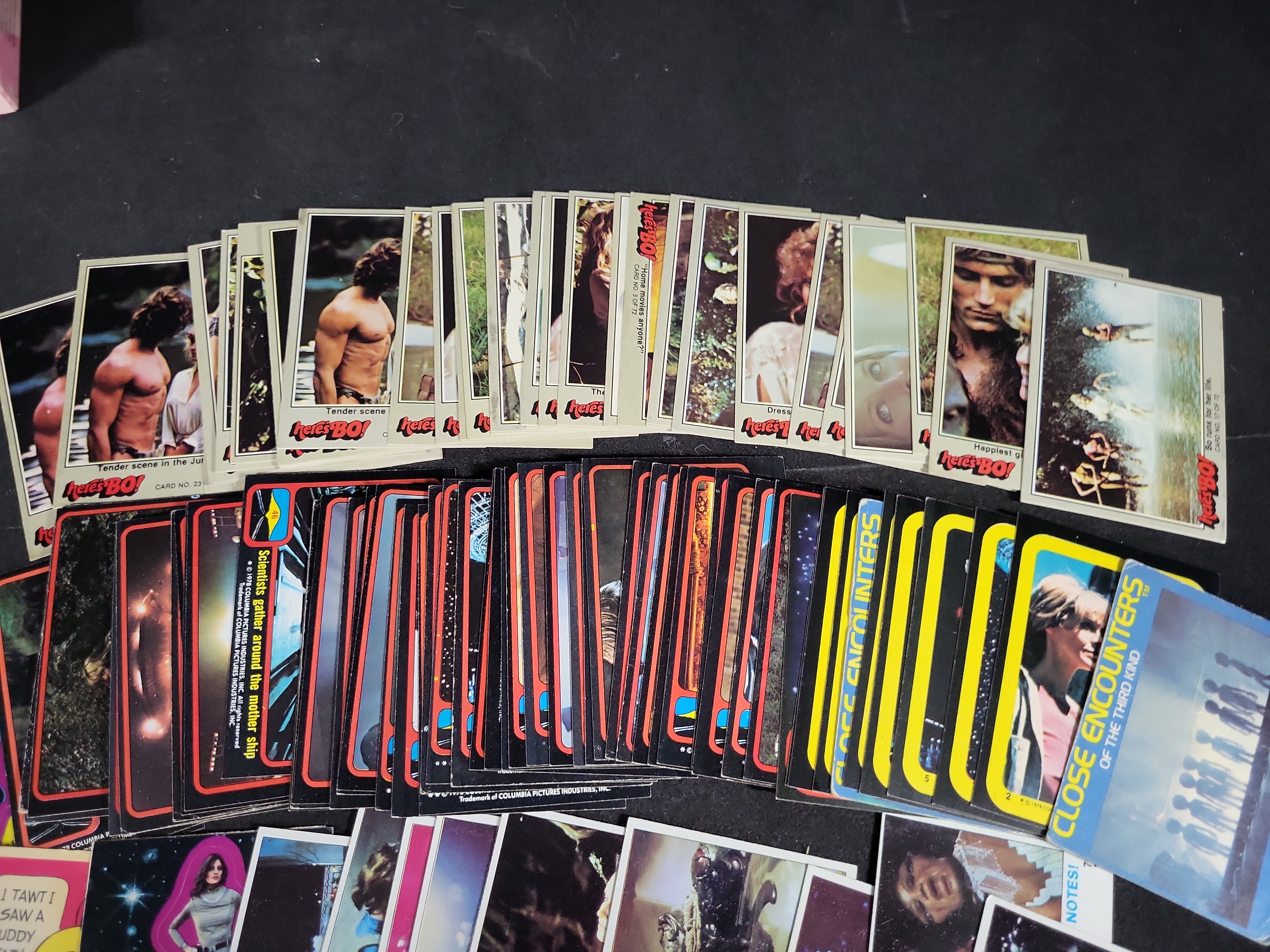 I03450 | An Assortment of Vintage and Modern Non-Sport Trading Cards Including Battlestar Galactica, Close Encounters of the Third Kind, and
