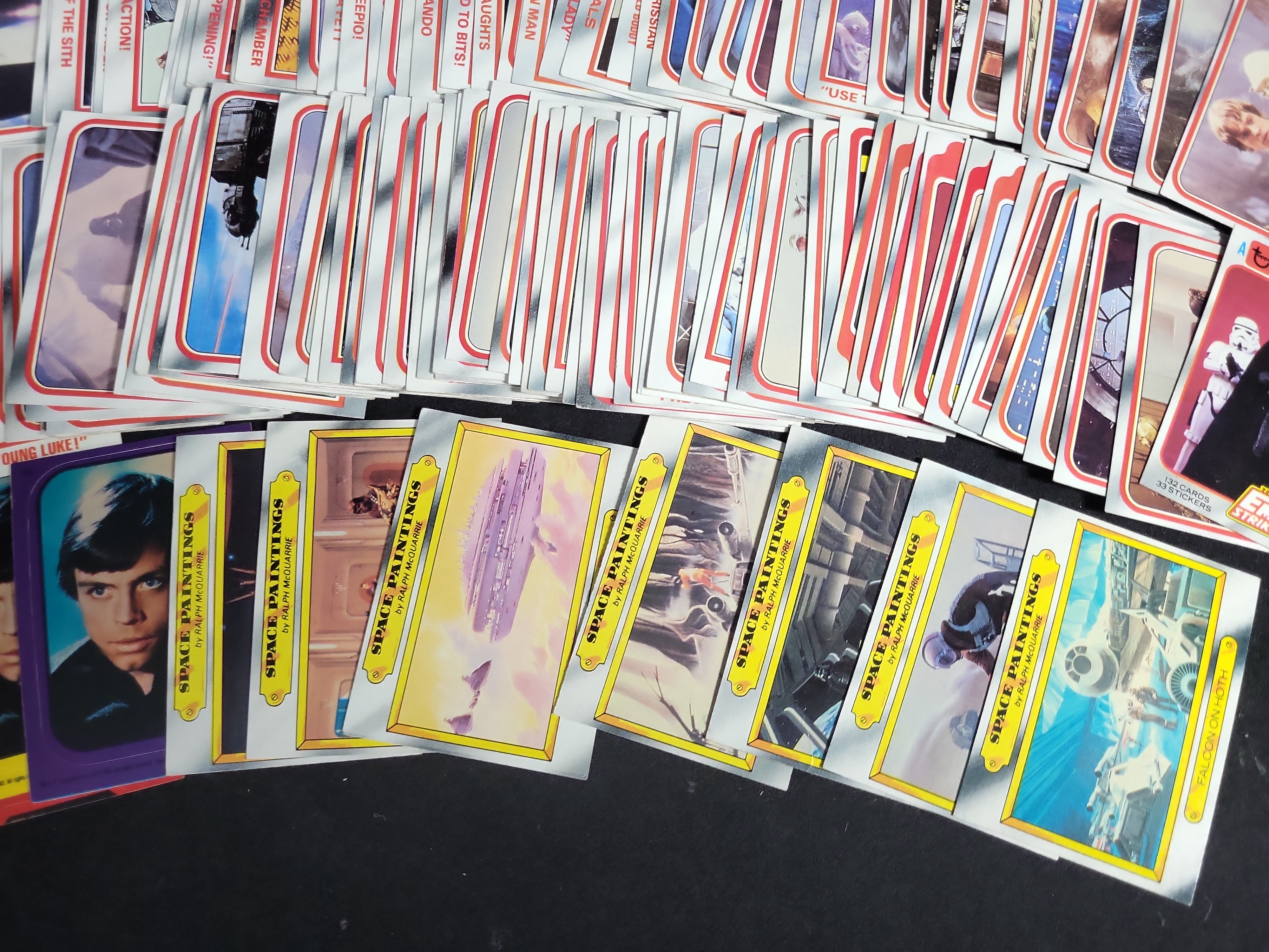 I03449 | A Collection of Vintage Topps Star Wars The Empire Strikes Back Trading Cards 1980