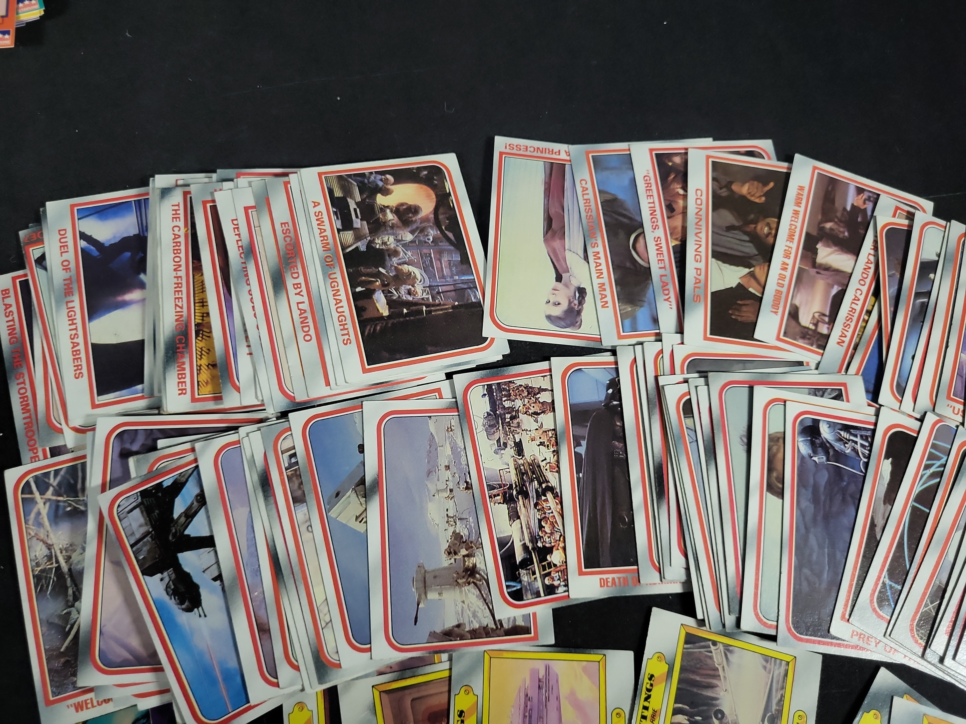 I03449 | A Collection of Vintage Topps Star Wars The Empire Strikes Back Trading Cards 1980
