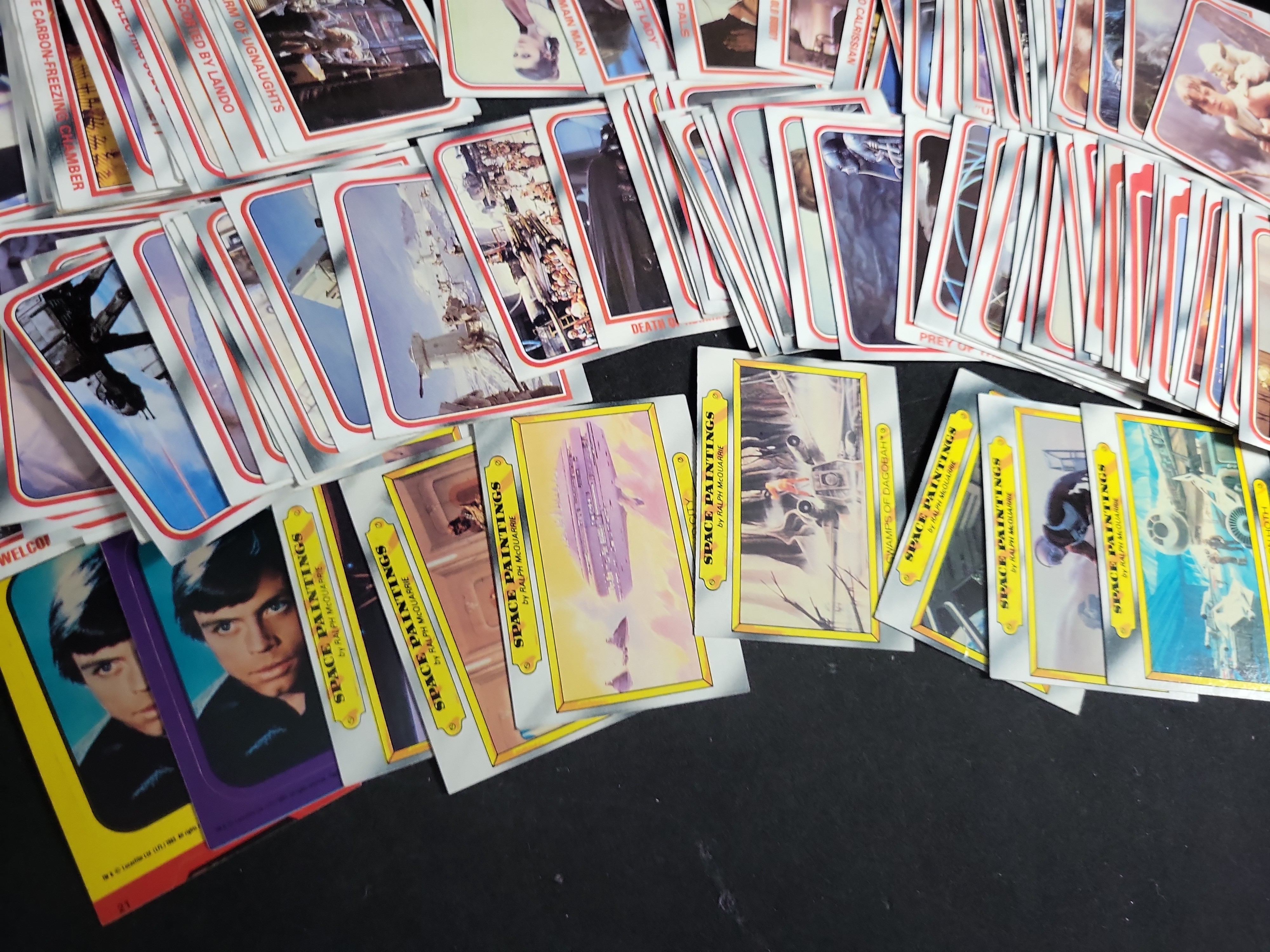 I03449 | A Collection of Vintage Topps Star Wars The Empire Strikes Back Trading Cards 1980