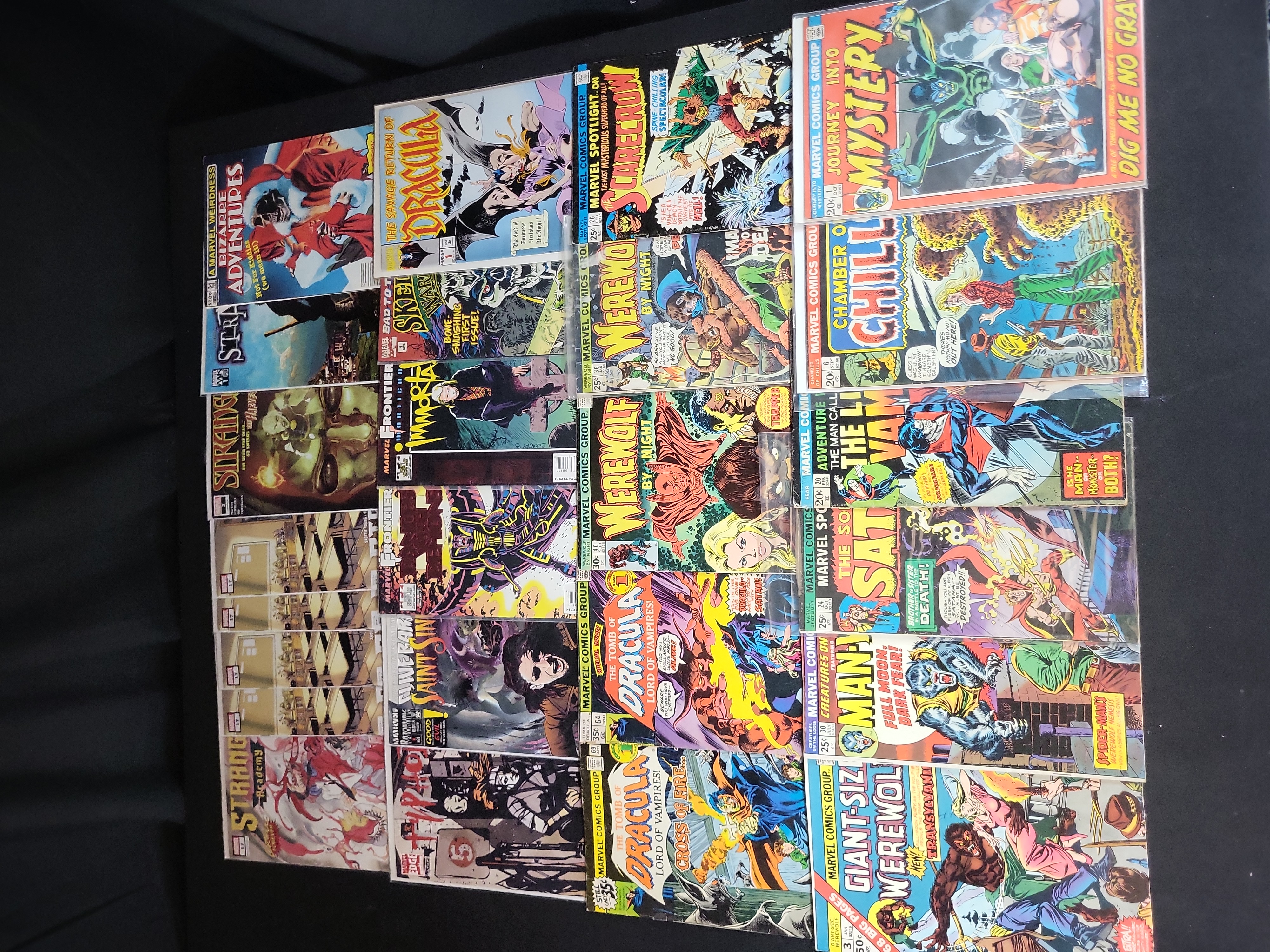I03726 | A Collection of 28 Marvel Horror and Supernatural Comic Books Featuring Bronze Age Keys and Modern Titles