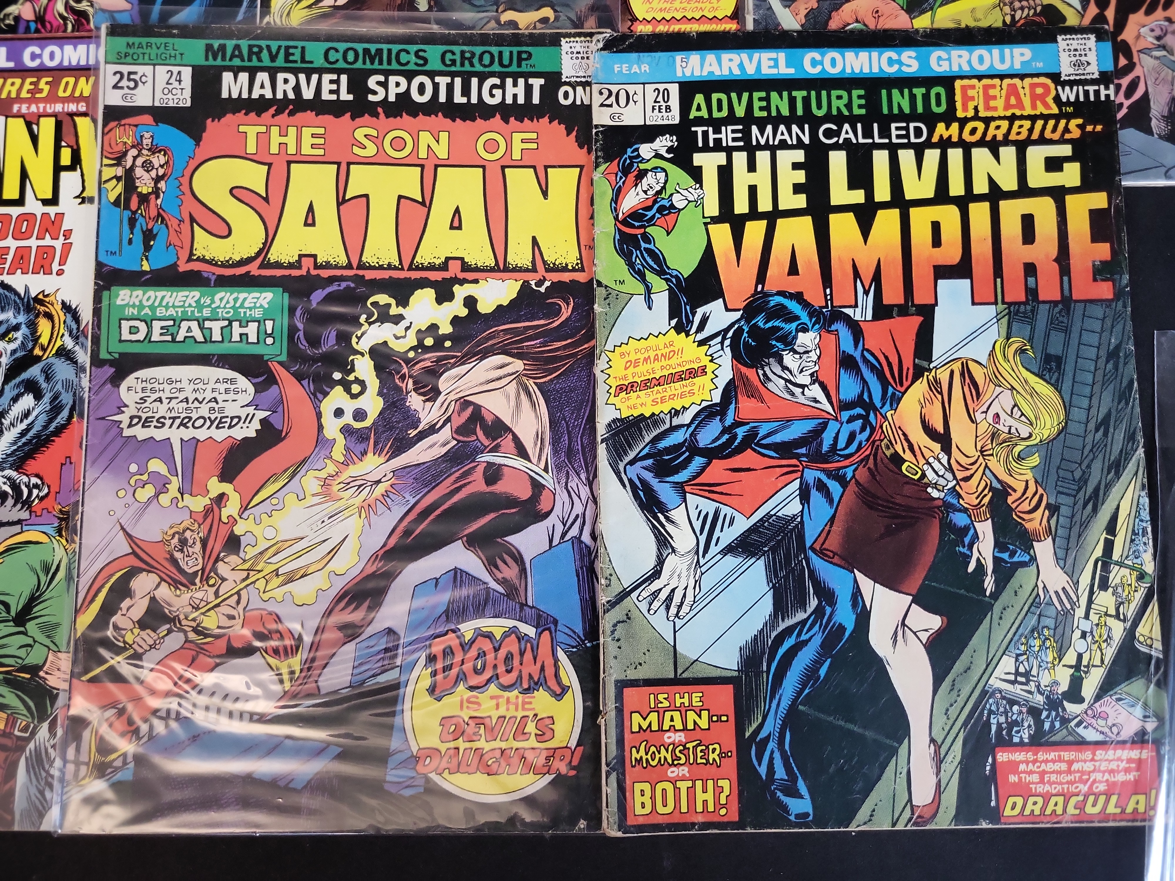 I03726 | A Collection of 28 Marvel Horror and Supernatural Comic Books Featuring Bronze Age Keys and Modern Titles