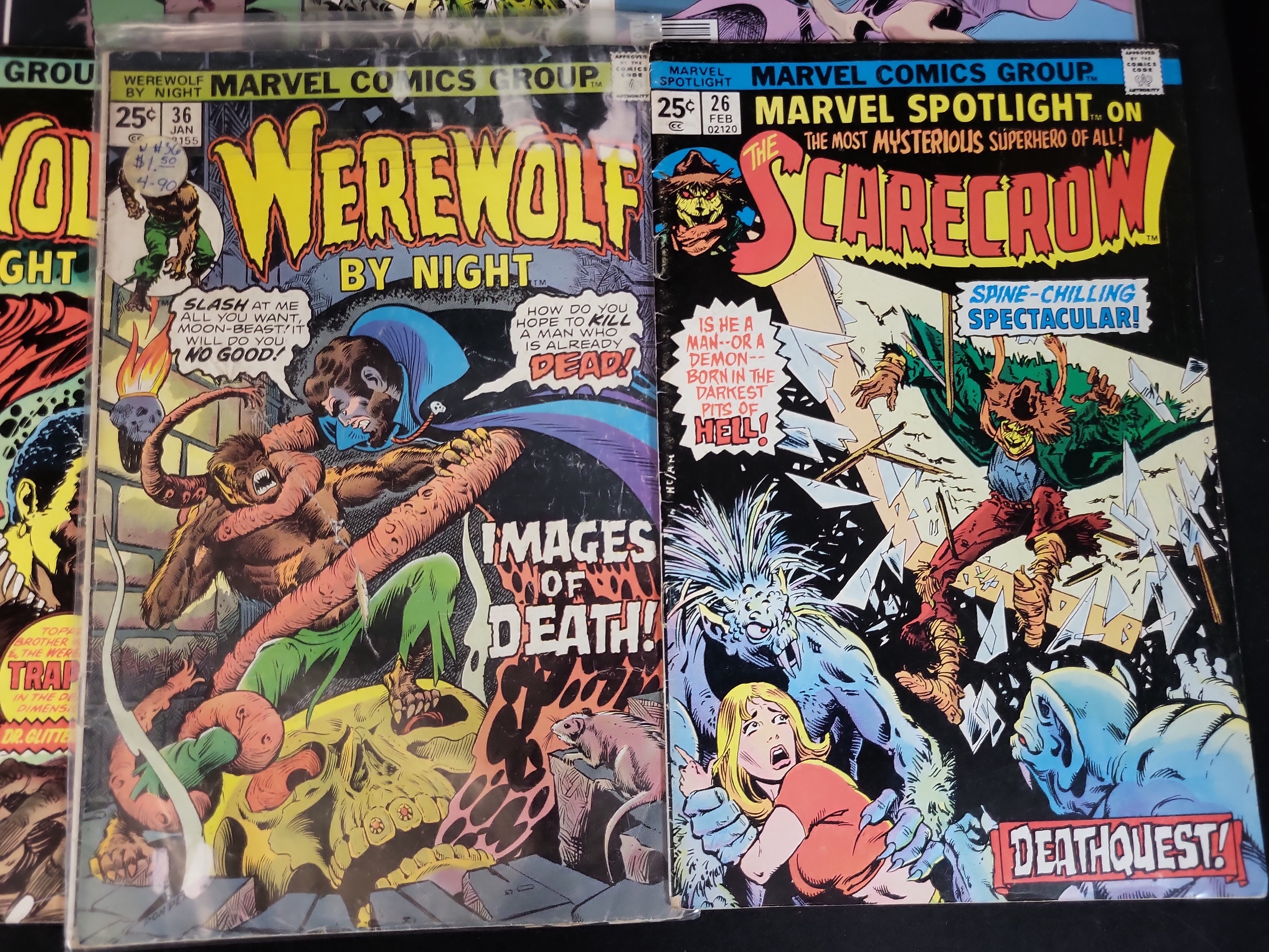 I03726 | A Collection of 28 Marvel Horror and Supernatural Comic Books Featuring Bronze Age Keys and Modern Titles