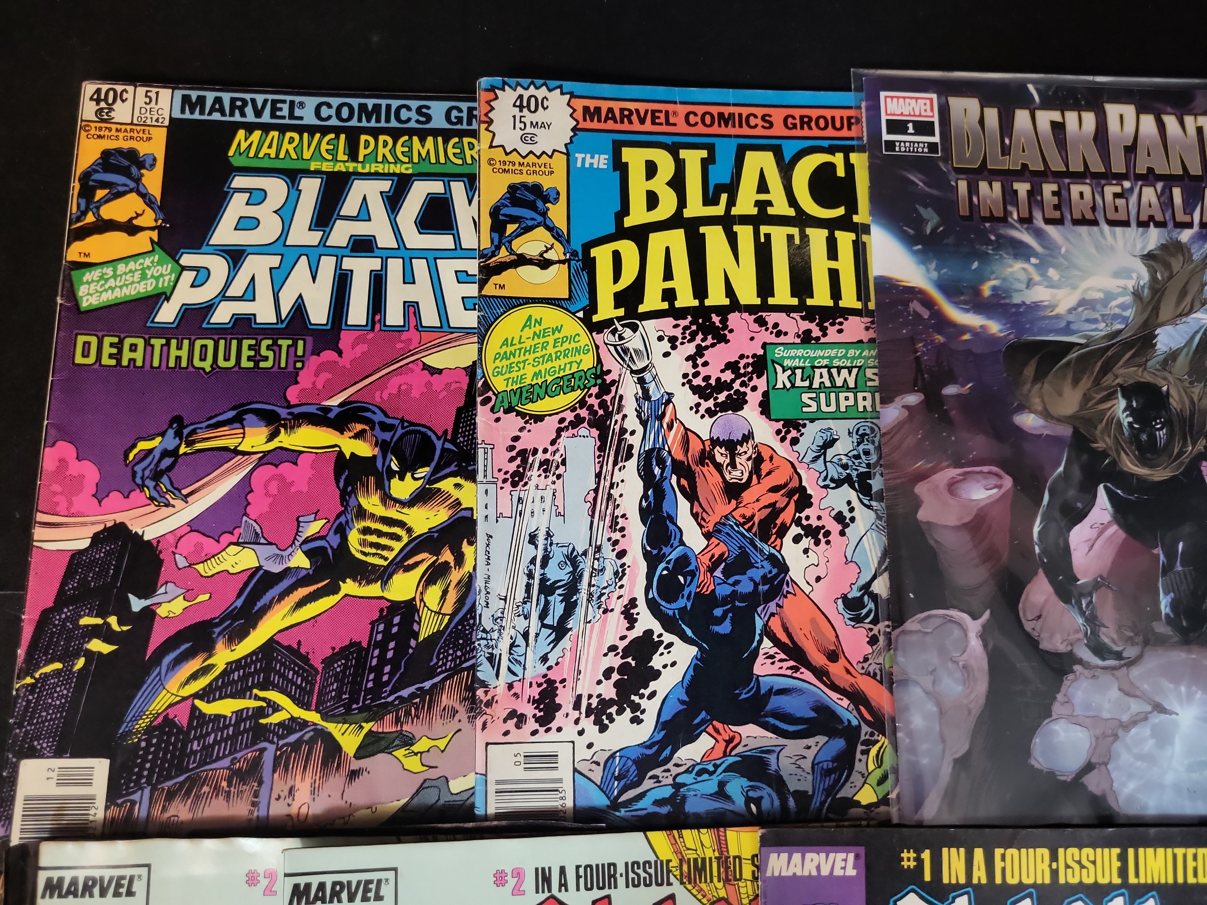 I03705 | A Collection of 12 Marvel Comics Featuring Black Panther and Jungle Action