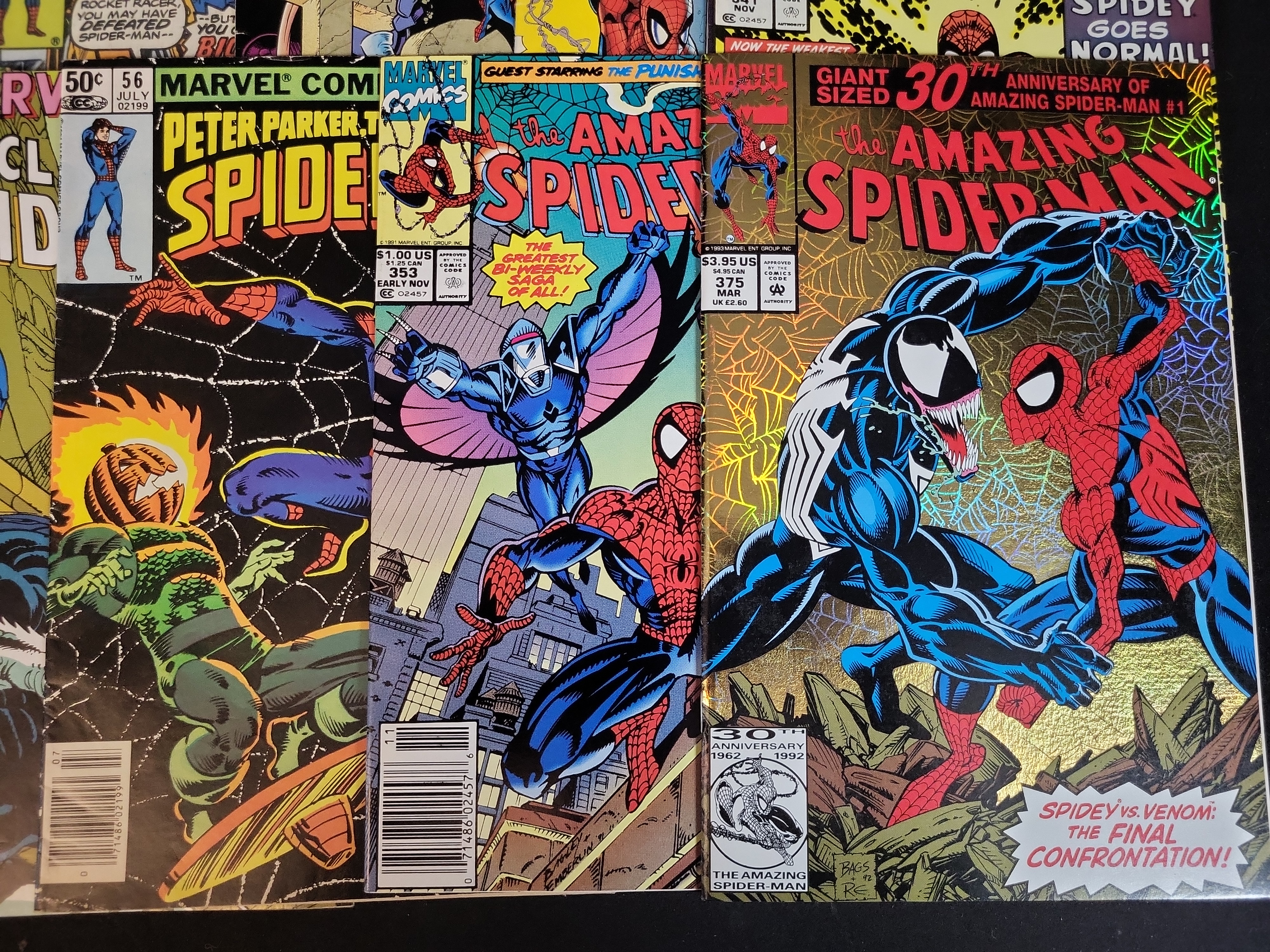 I03744 | A Collection of Marvel Comics Featuring Spider-Man and Related Titles