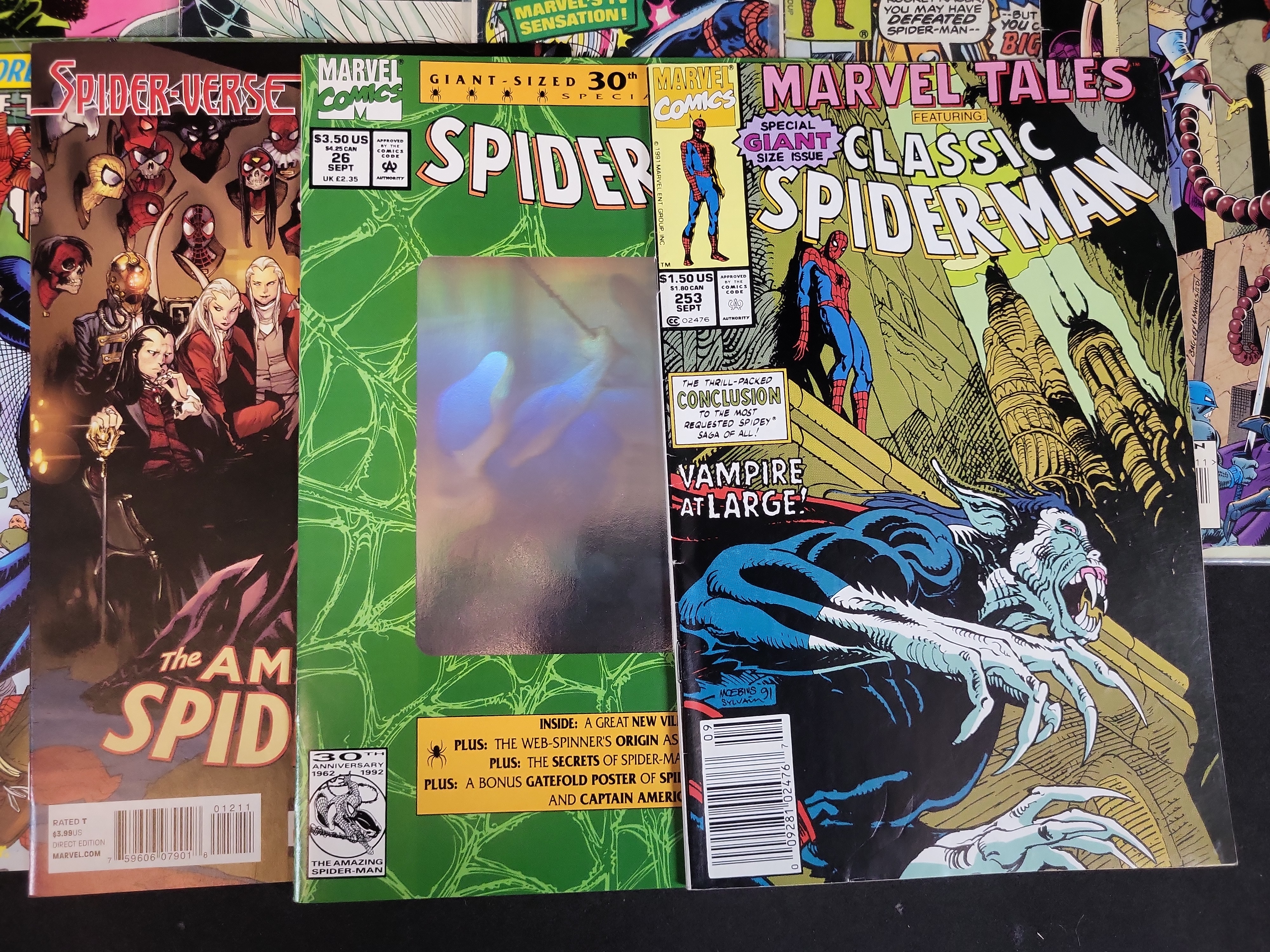 I03744 | A Collection of Marvel Comics Featuring Spider-Man and Related Titles