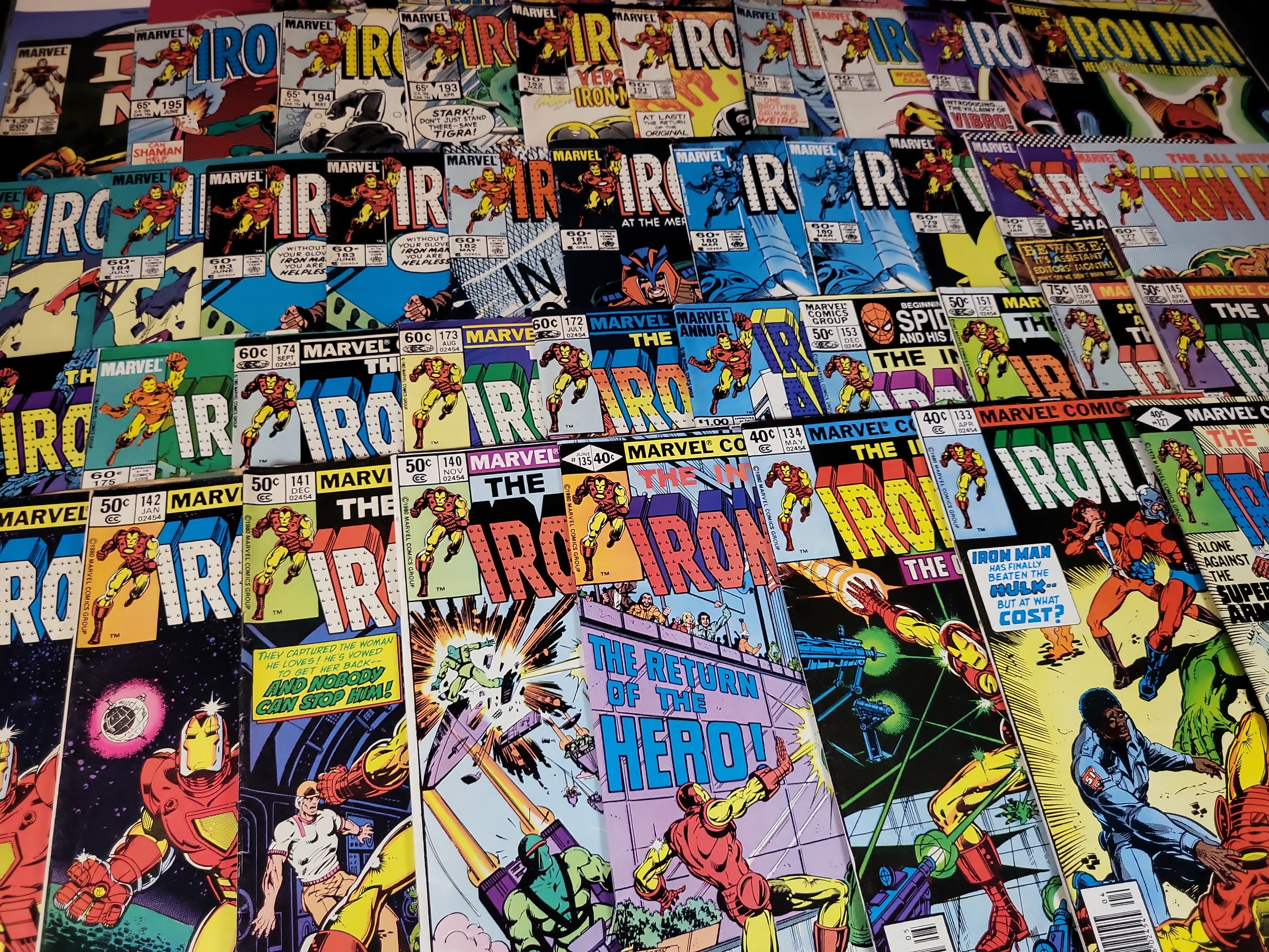 I03745 | A Group of Marvel Iron Man Comic Books and Related Publications