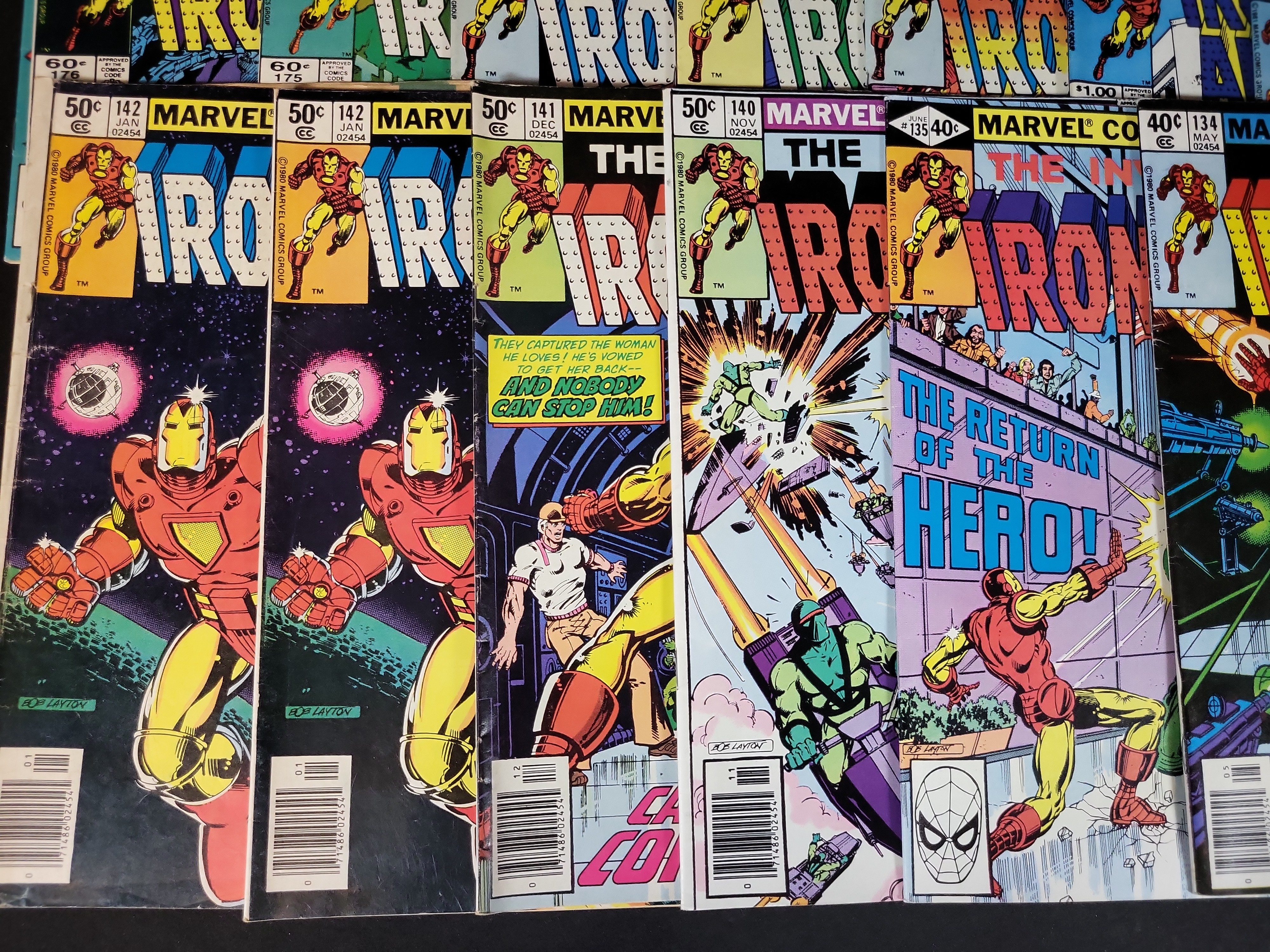 I03745 | A Group of Marvel Iron Man Comic Books and Related Publications