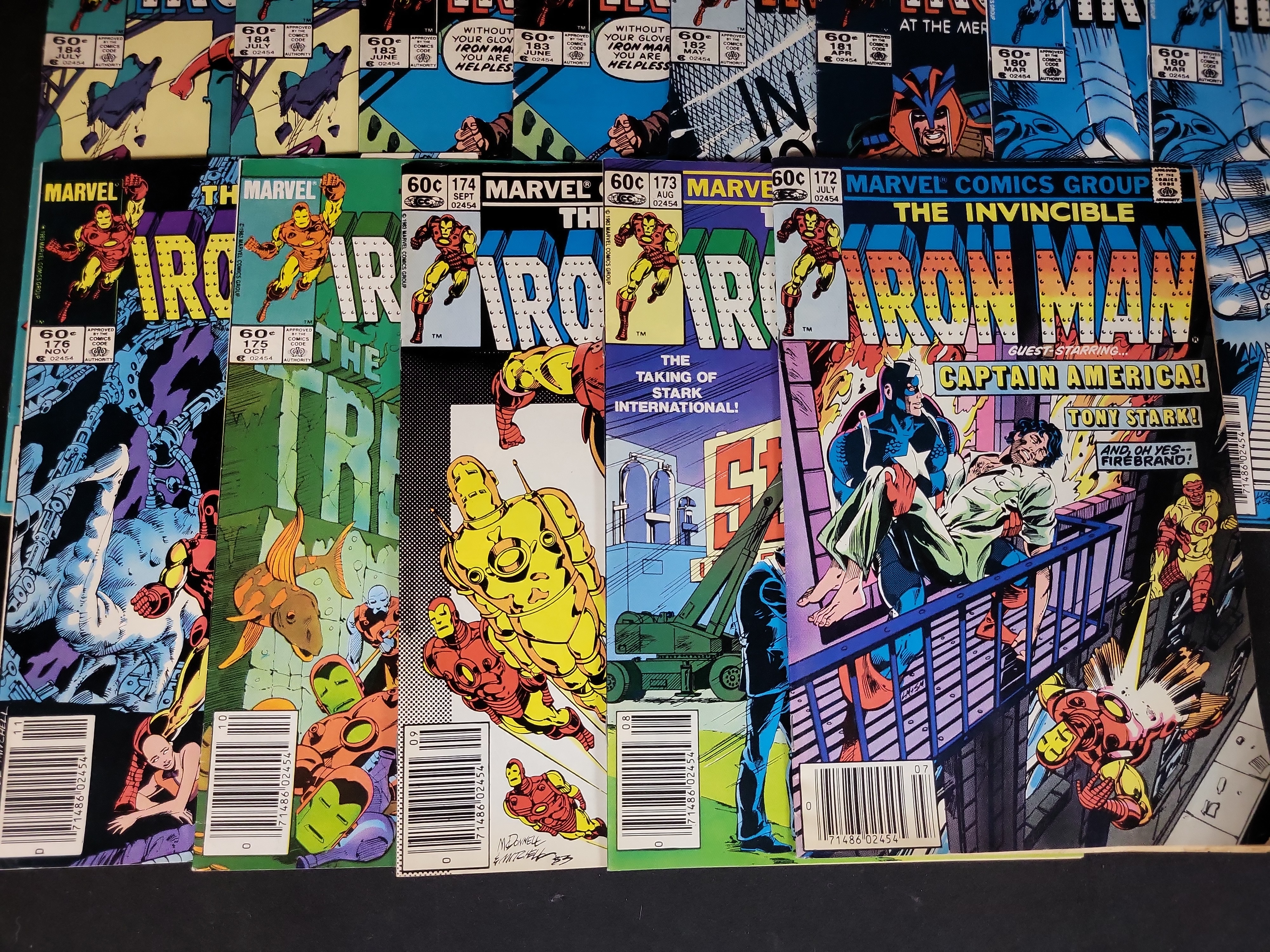I03745 | A Group of Marvel Iron Man Comic Books and Related Publications