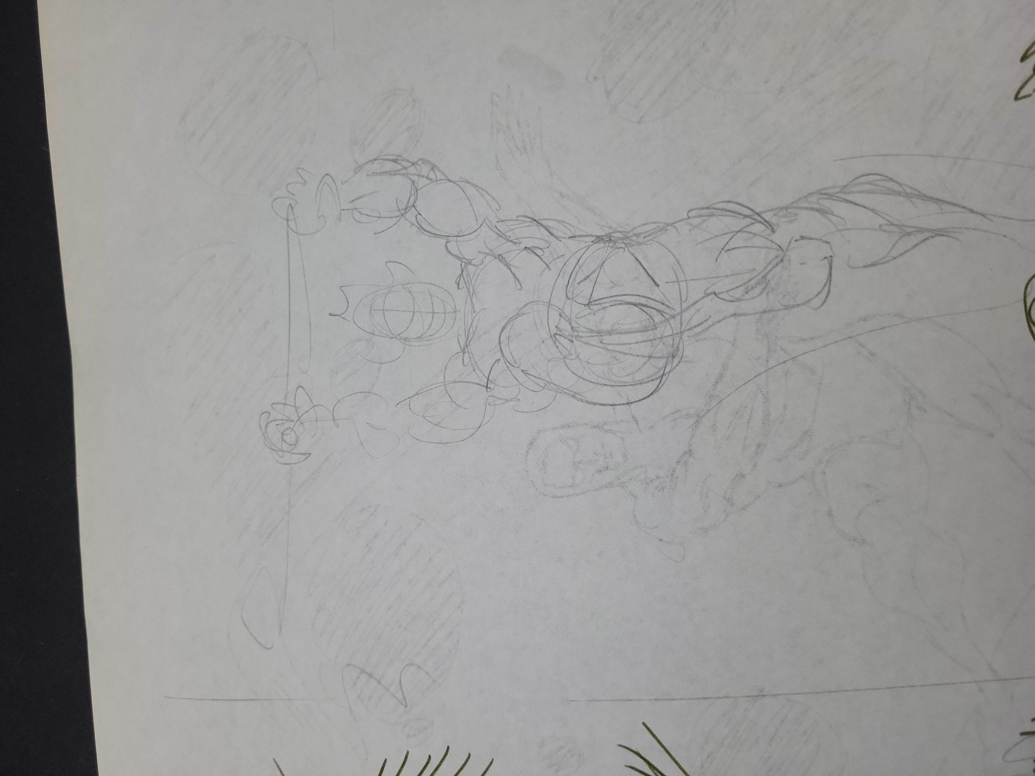 I03926 | A Pair of Silver Surfer and Galactus Comic Art Sketches Attributed to R.D. Brown