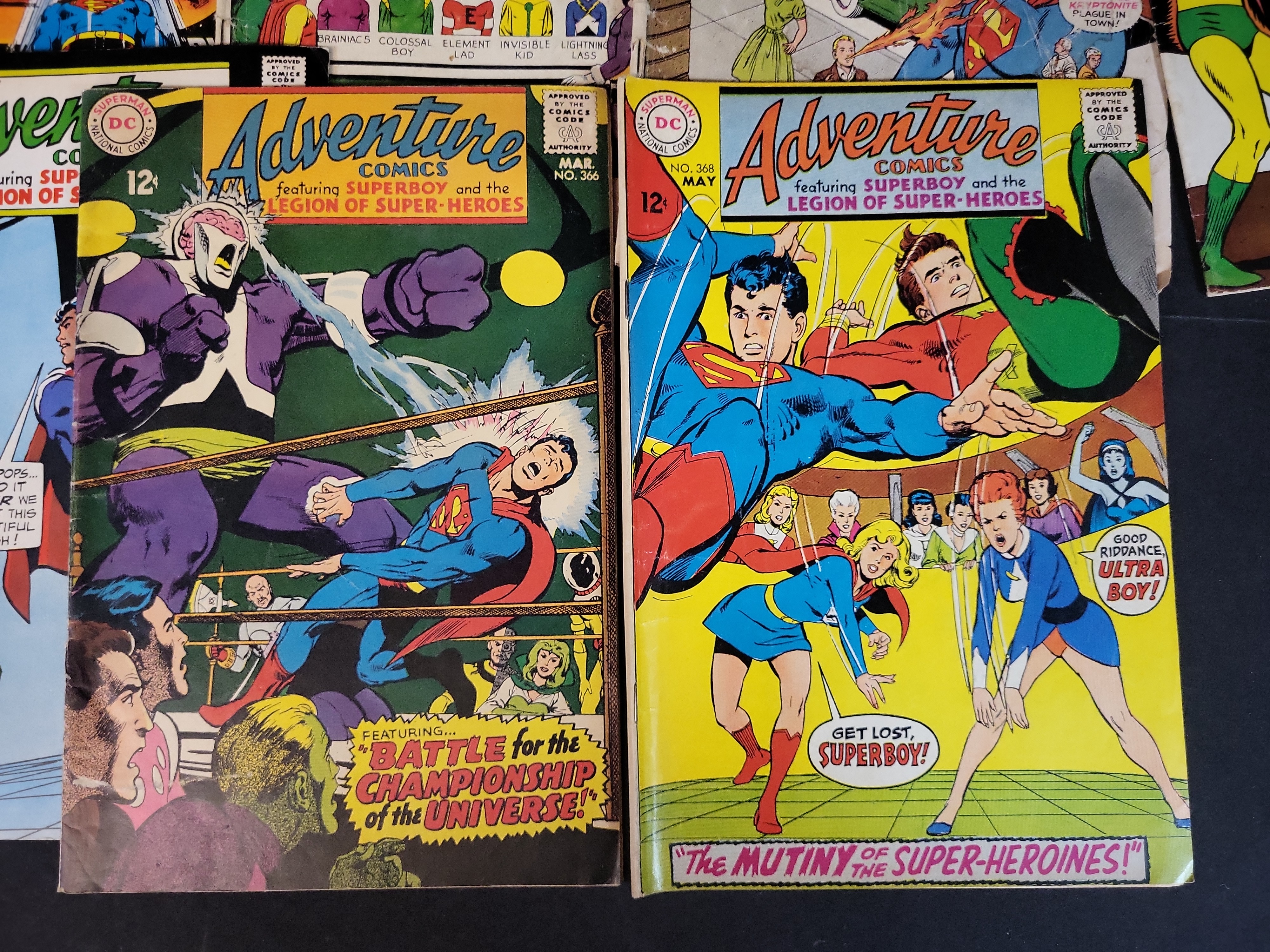 I03920 | A Collection of 13 Adventure Comics Featuring Superboy and the Legion of Super-Heroes, Silver Age DC Comics