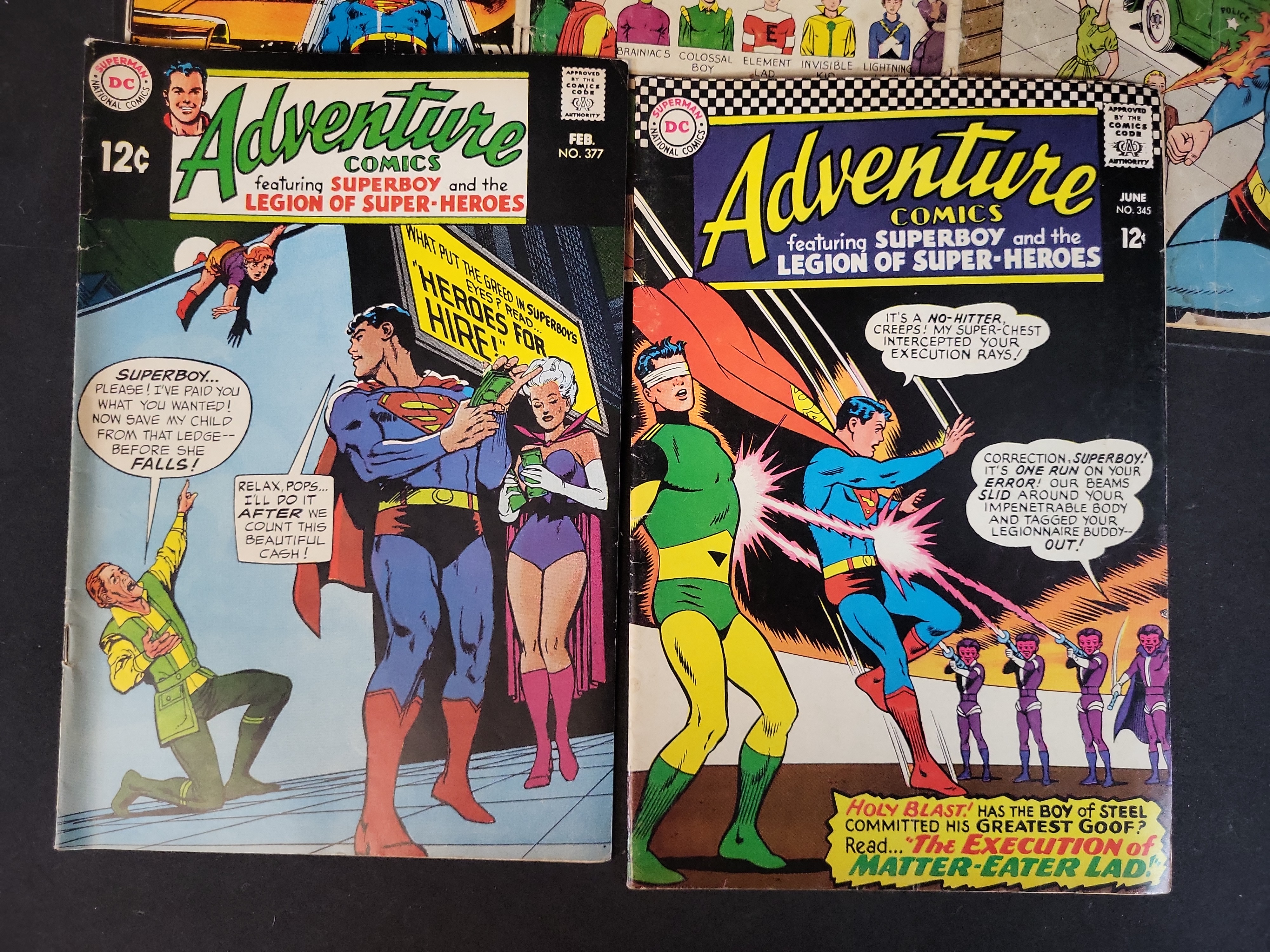 I03920 | A Collection of 13 Adventure Comics Featuring Superboy and the Legion of Super-Heroes, Silver Age DC Comics