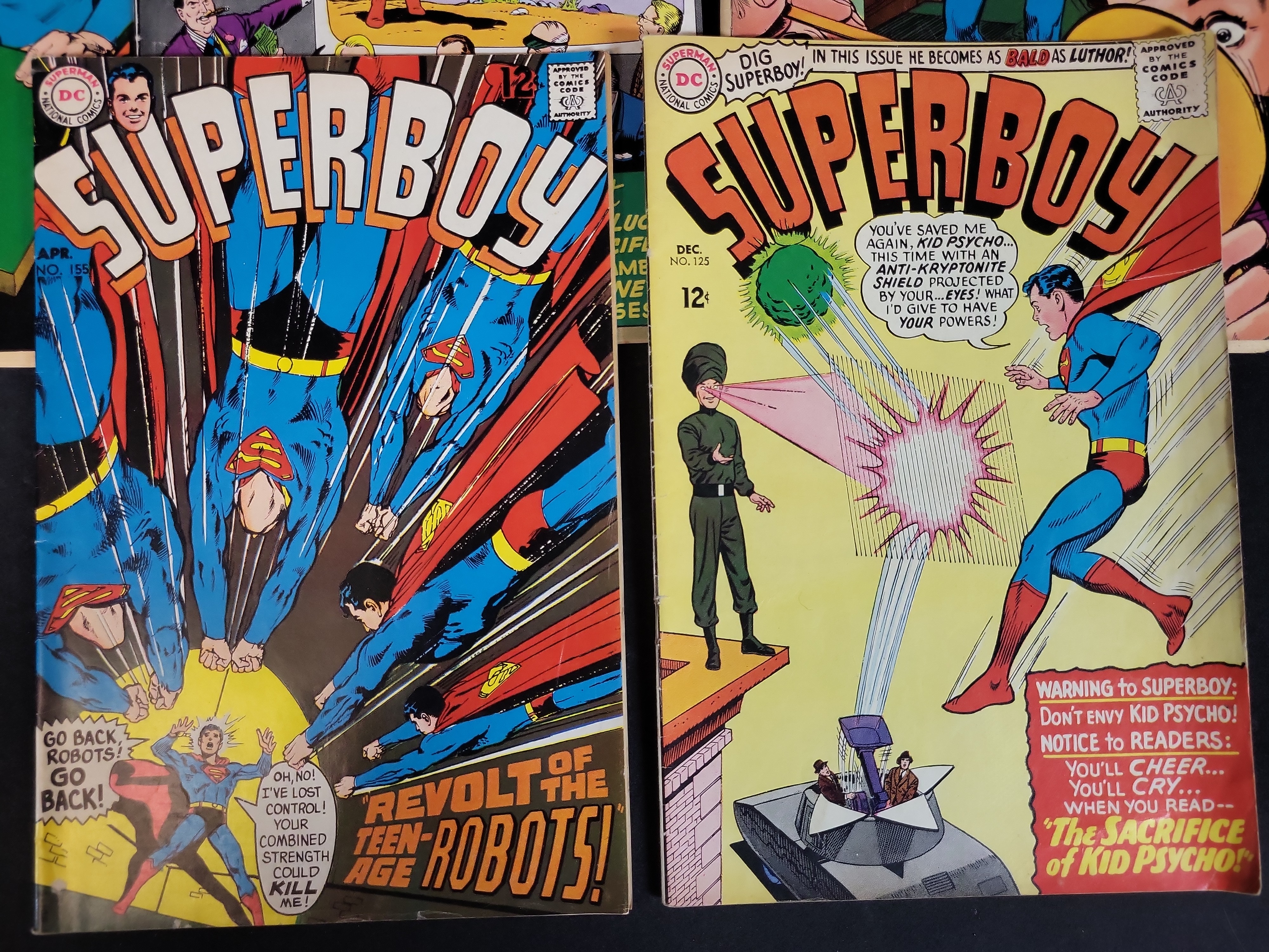 I03923 | A Collection of 18 Vintage Superboy Comic Books Published by DC Comics