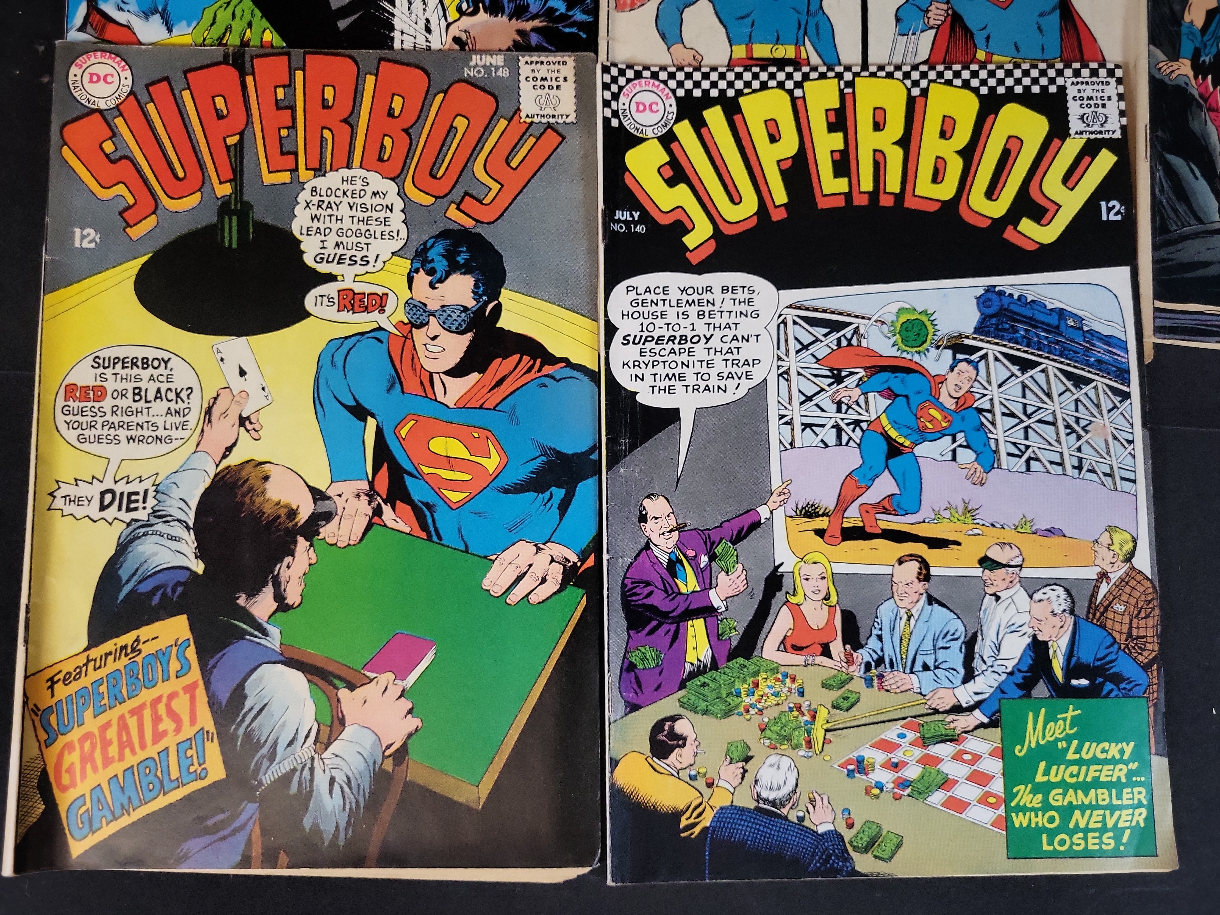I03923 | A Collection of 18 Vintage Superboy Comic Books Published by DC Comics