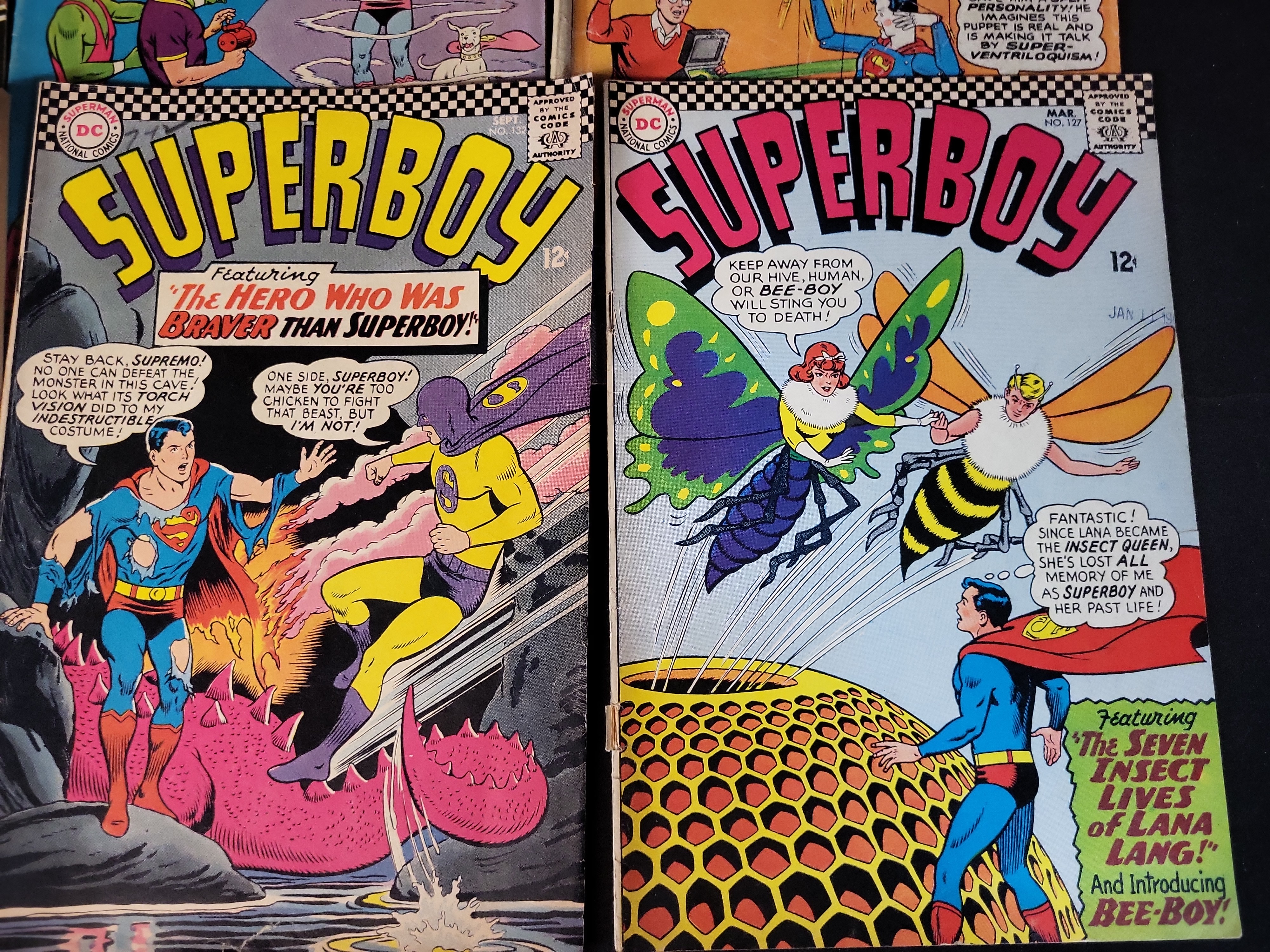 I03923 | A Collection of 18 Vintage Superboy Comic Books Published by DC Comics