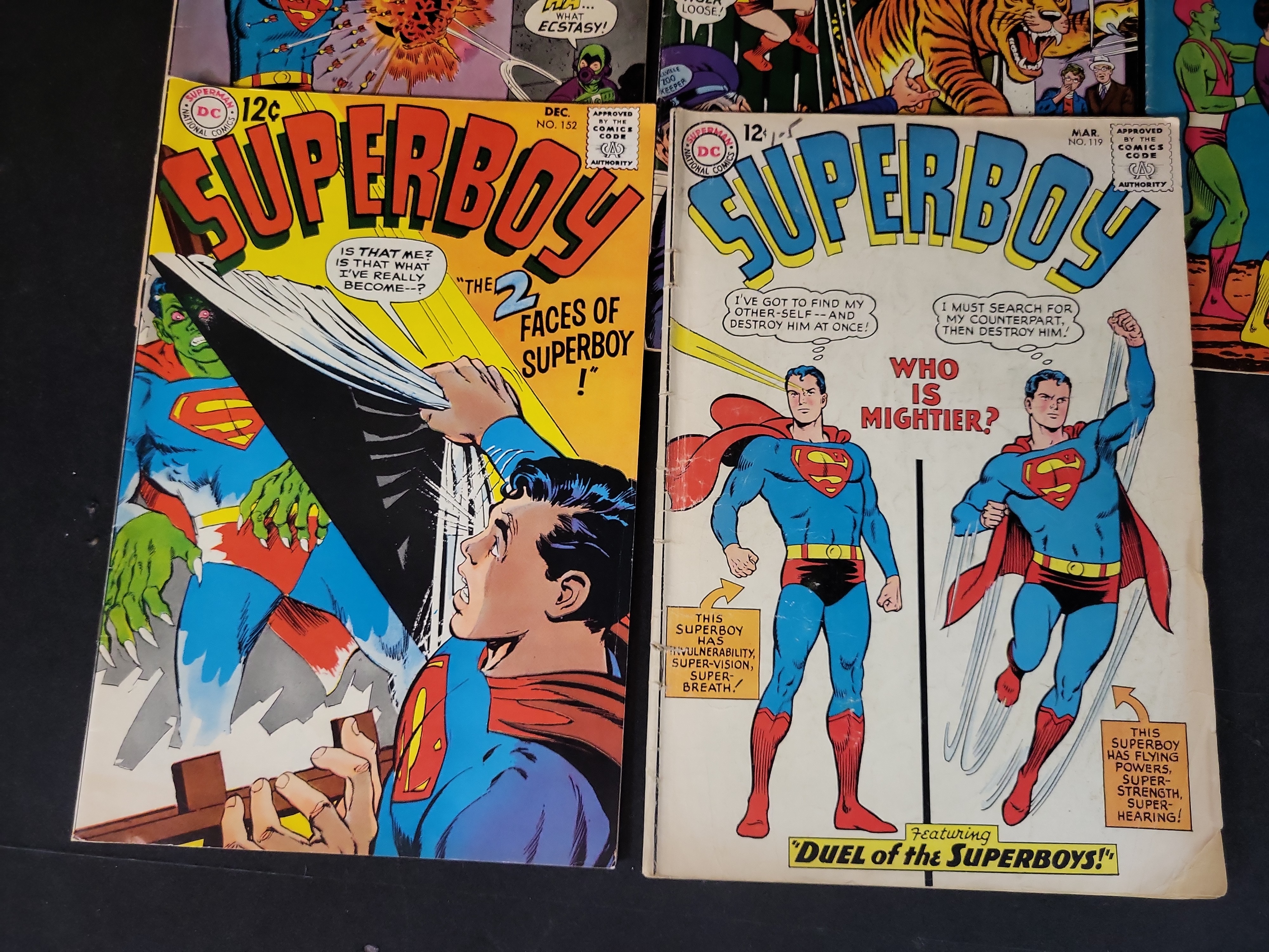 I03923 | A Collection of 18 Vintage Superboy Comic Books Published by DC Comics