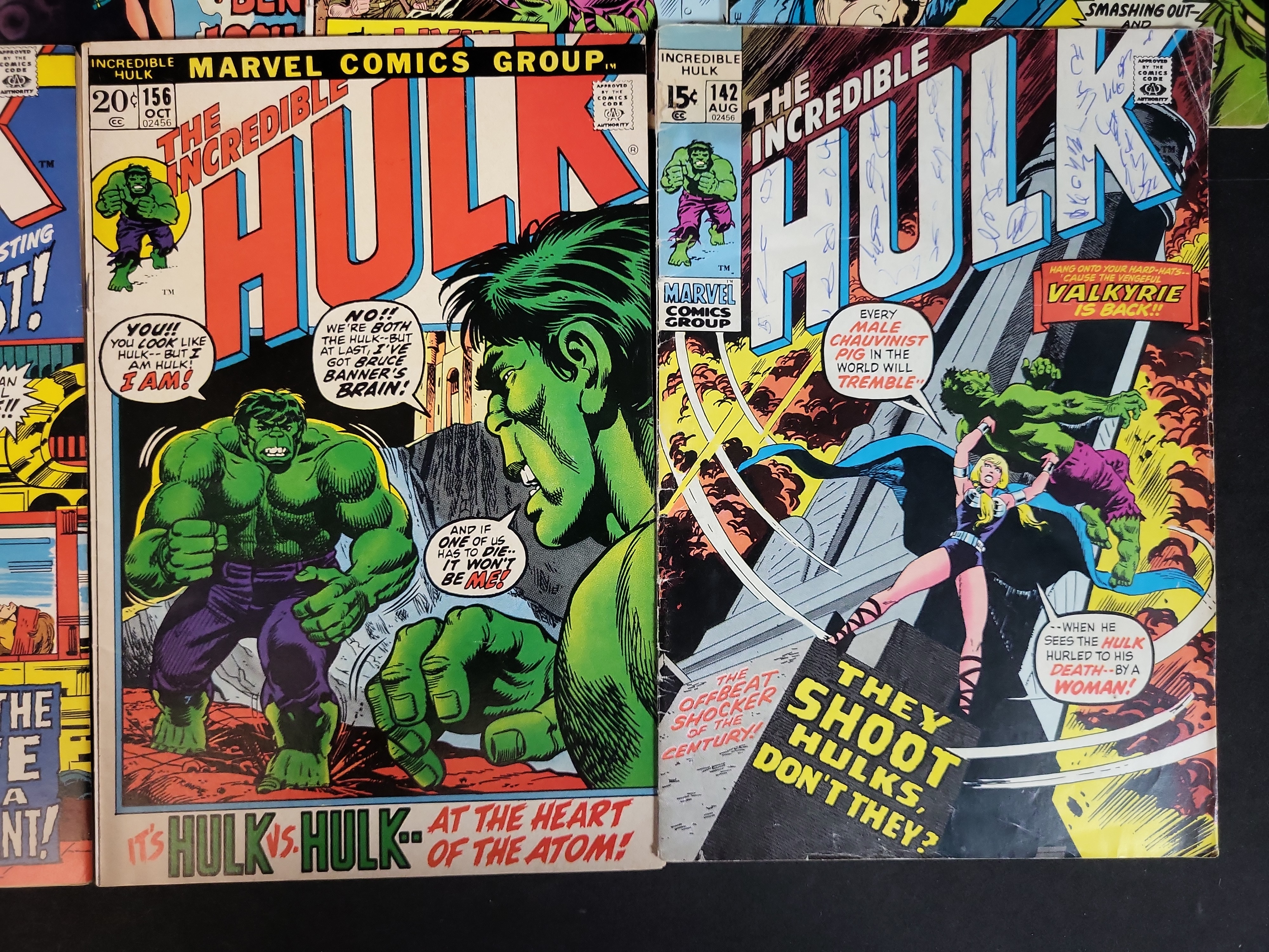 I03709 | A Collection of 13 Marvel Comics The Incredible Hulk Comic Books, 1971-1976