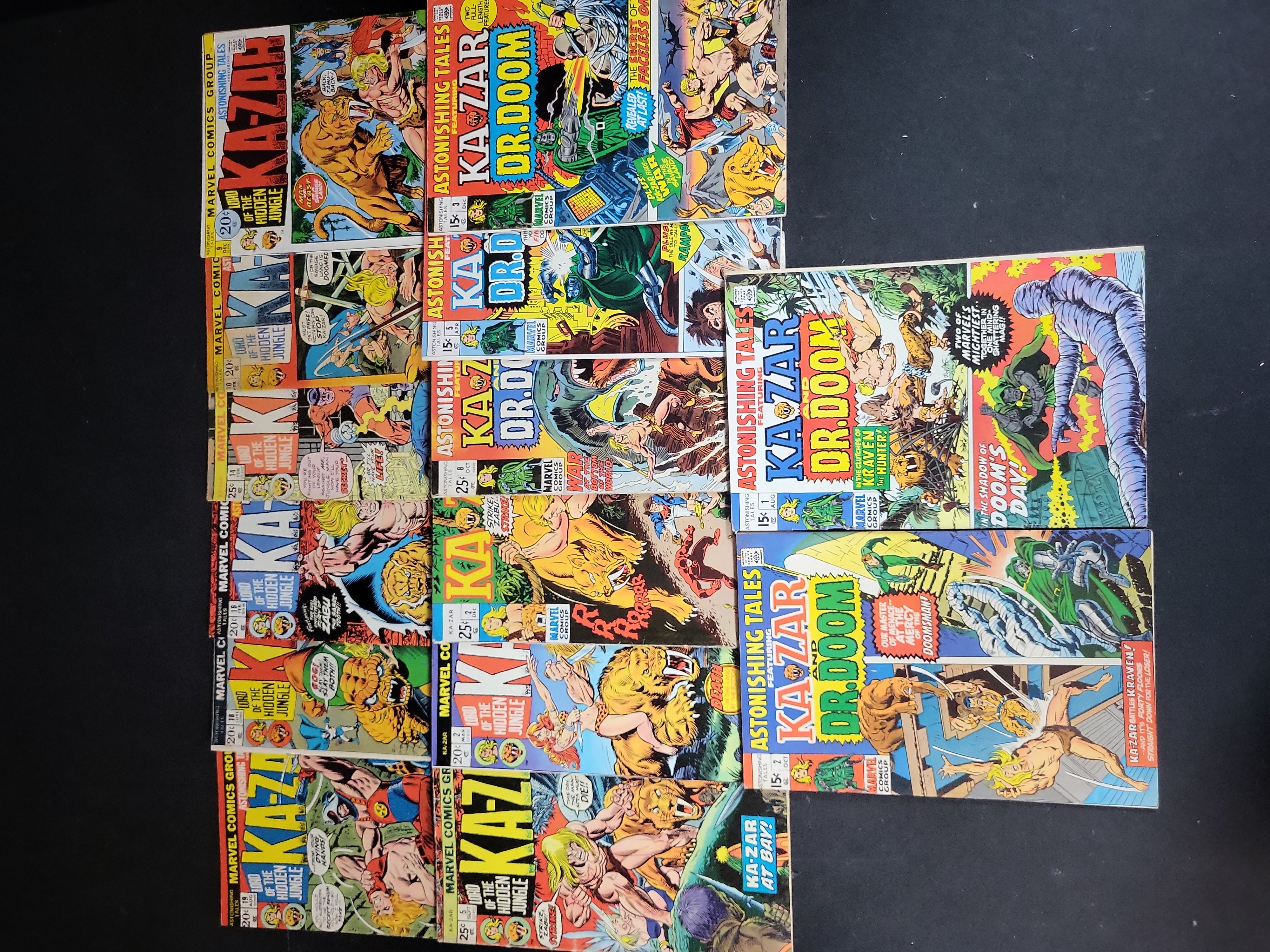 I03718 | An Assortment of Marvel Bronze Age Comic Books Including Astonishing Tales and Ka-Zar