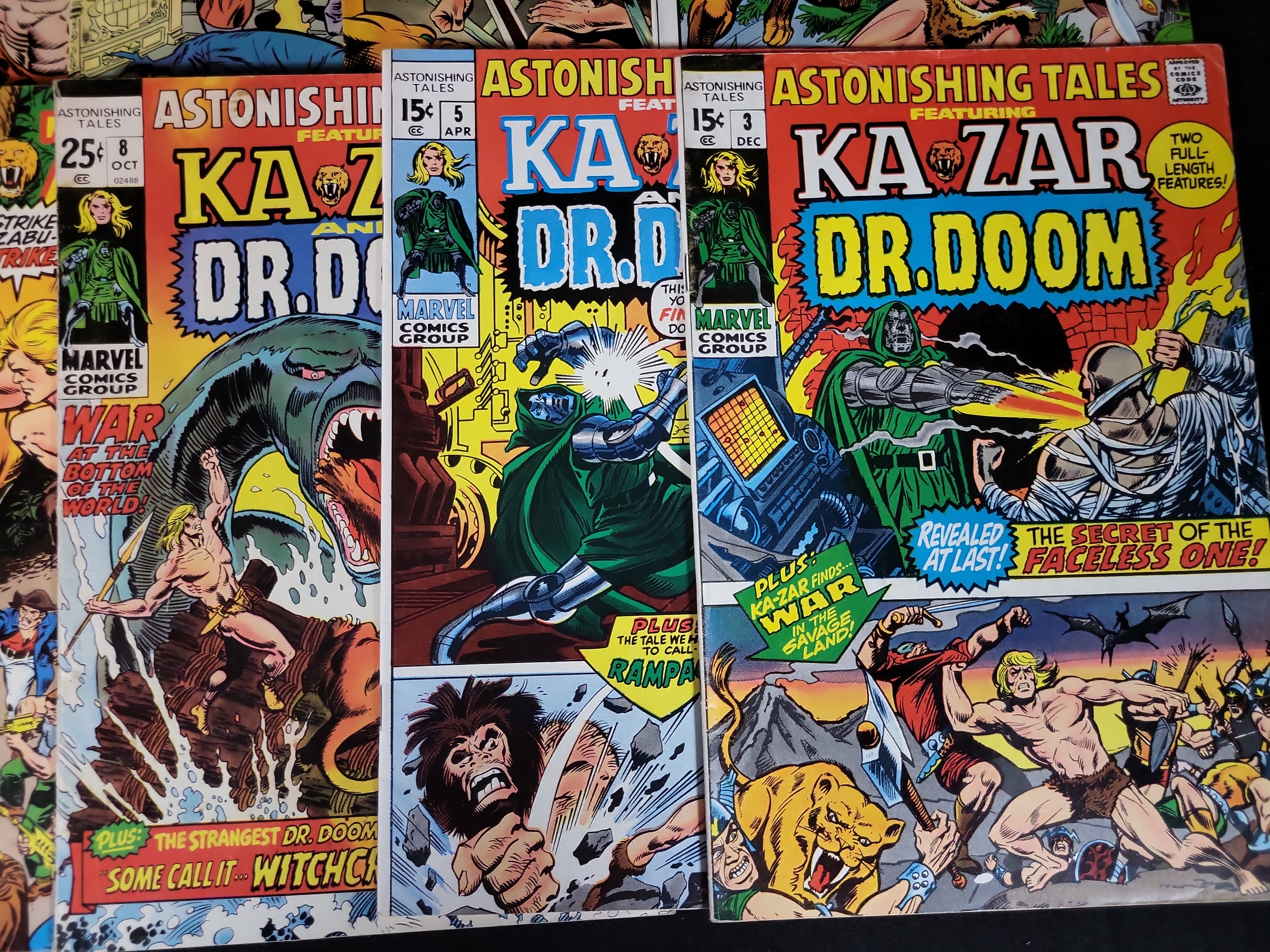 I03718 | An Assortment of Marvel Bronze Age Comic Books Including Astonishing Tales and Ka-Zar