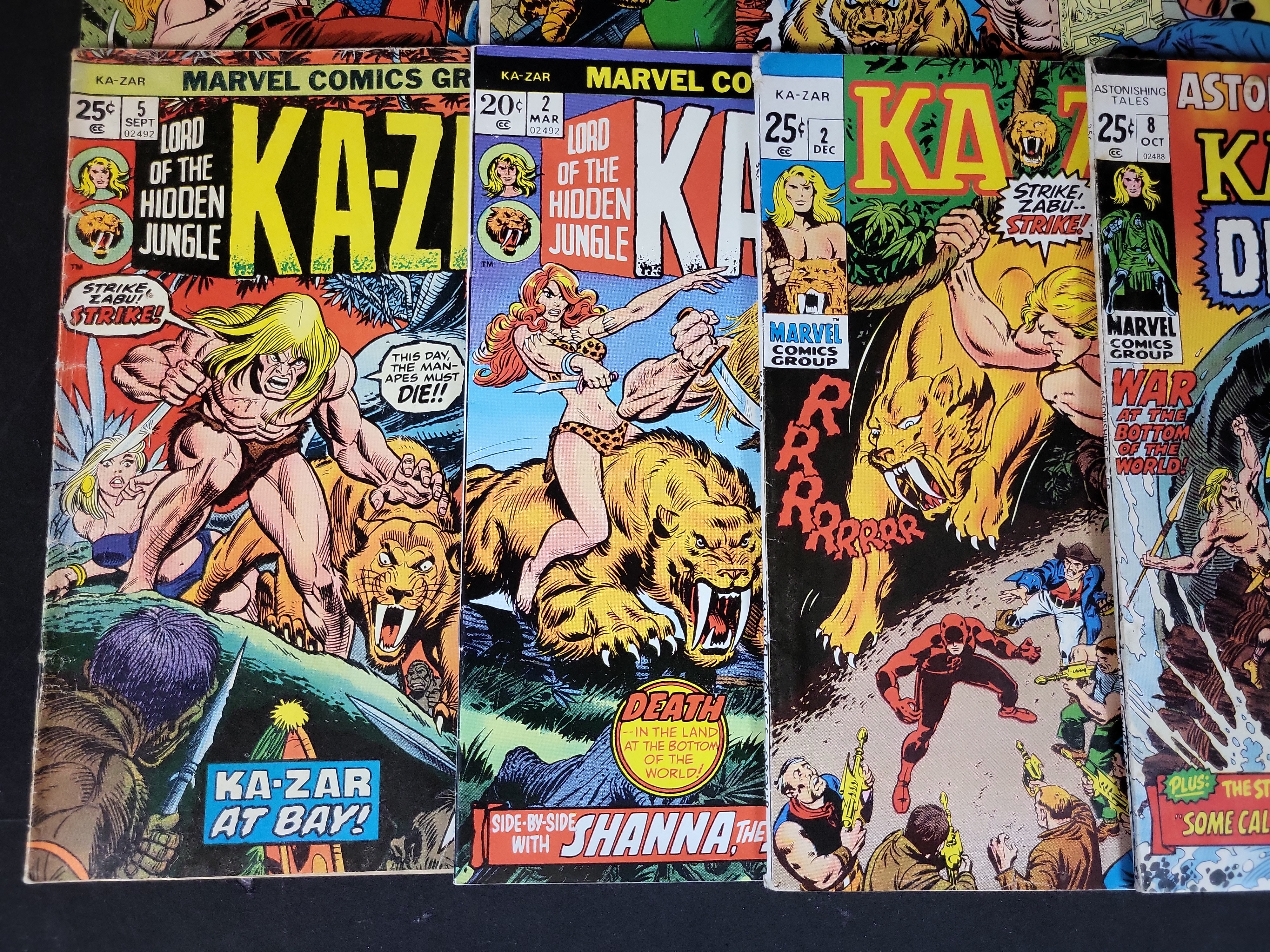 I03718 | An Assortment of Marvel Bronze Age Comic Books Including Astonishing Tales and Ka-Zar