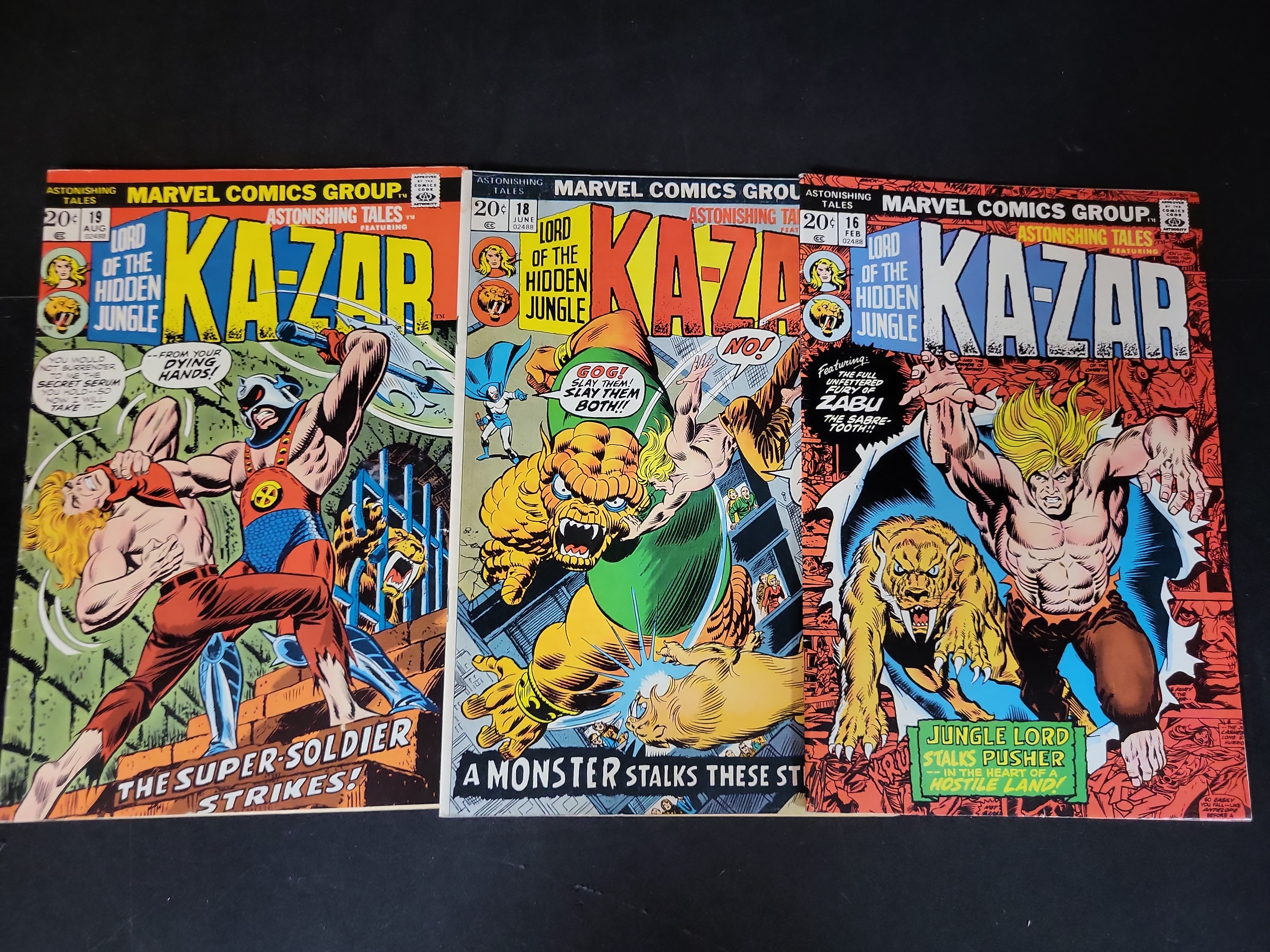 I03718 | An Assortment of Marvel Bronze Age Comic Books Including Astonishing Tales and Ka-Zar