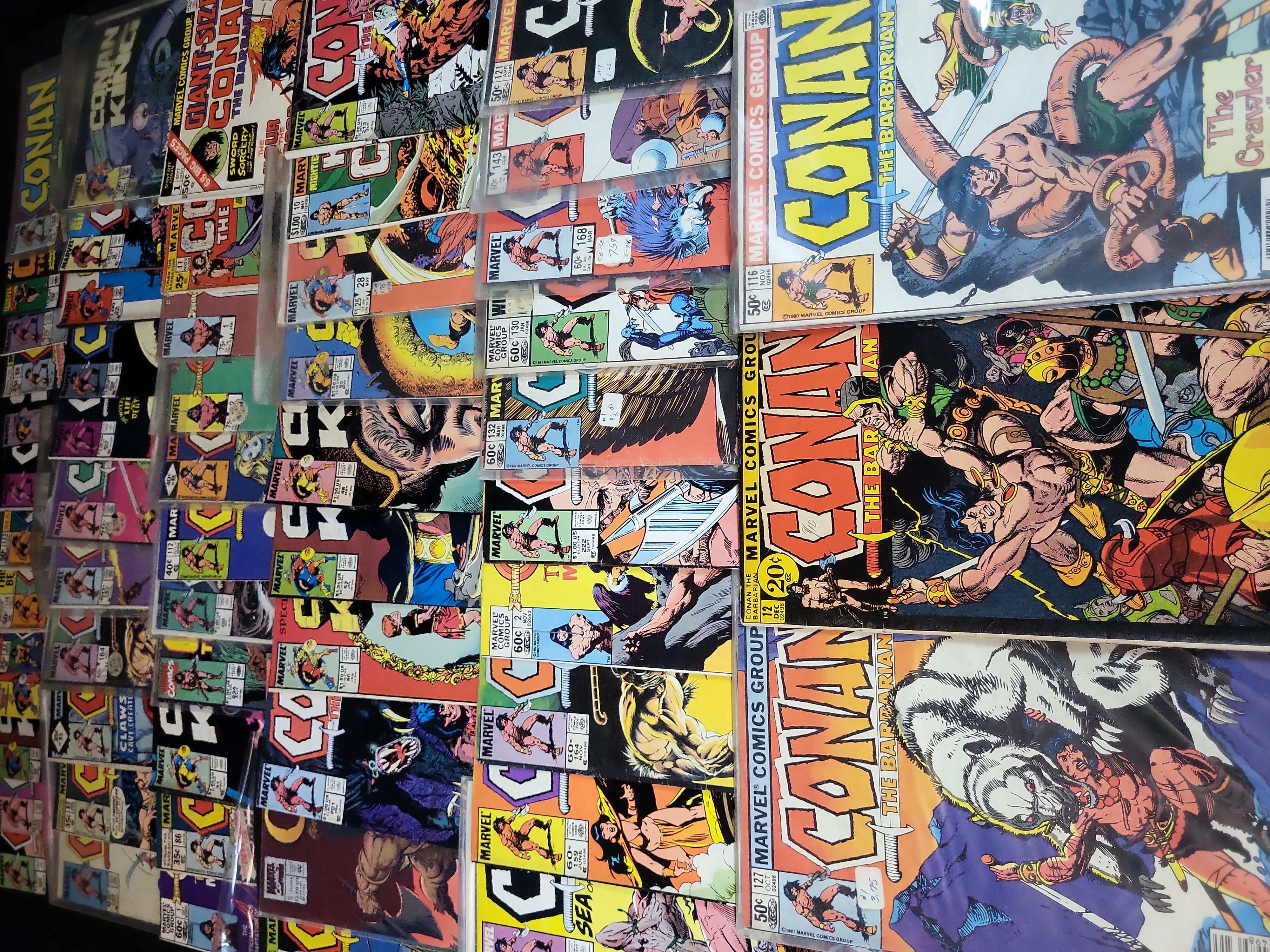 I03725 | A Collection of Marvel Conan the Barbarian Comic Books, Including Bronze and Copper Age Issues