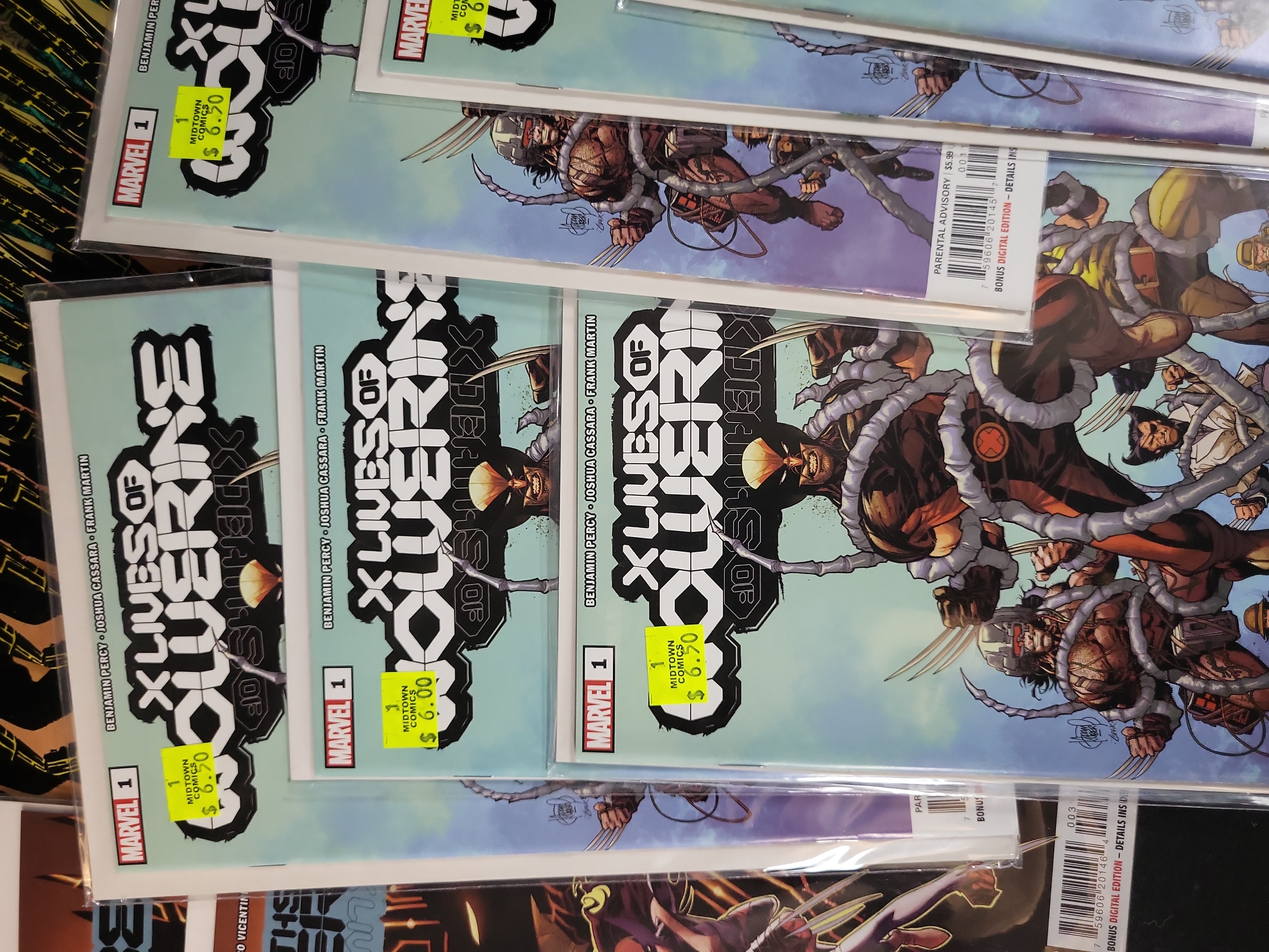 I03626 | A Collection of 21 Marvel Comics Presents #71, 5 X Lives of Wolverine #1, and 2 X Deaths of Wolverine #3 Comic Books