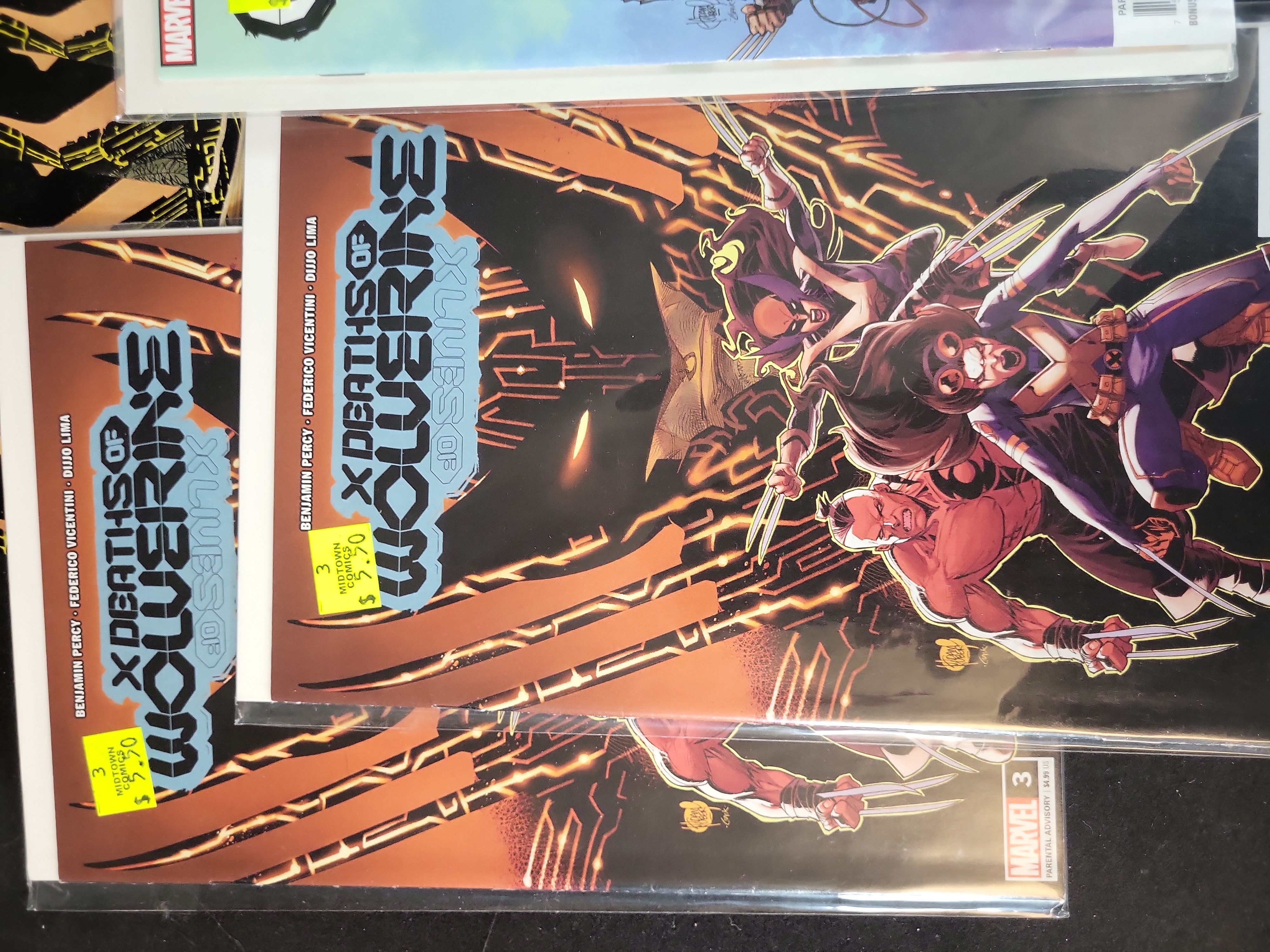 I03626 | A Collection of 21 Marvel Comics Presents #71, 5 X Lives of Wolverine #1, and 2 X Deaths of Wolverine #3 Comic Books