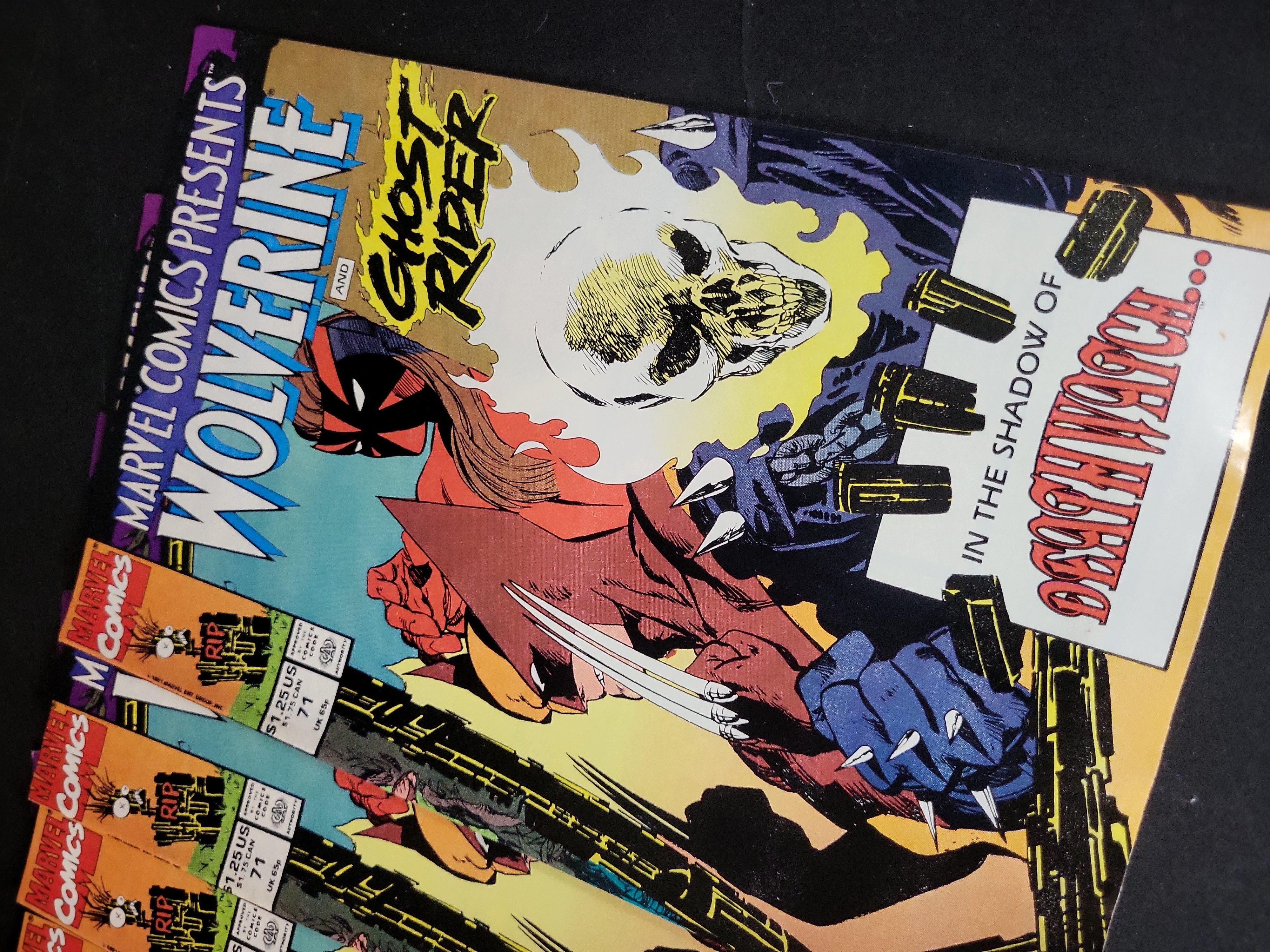 I03626 | A Collection of 21 Marvel Comics Presents #71, 5 X Lives of Wolverine #1, and 2 X Deaths of Wolverine #3 Comic Books