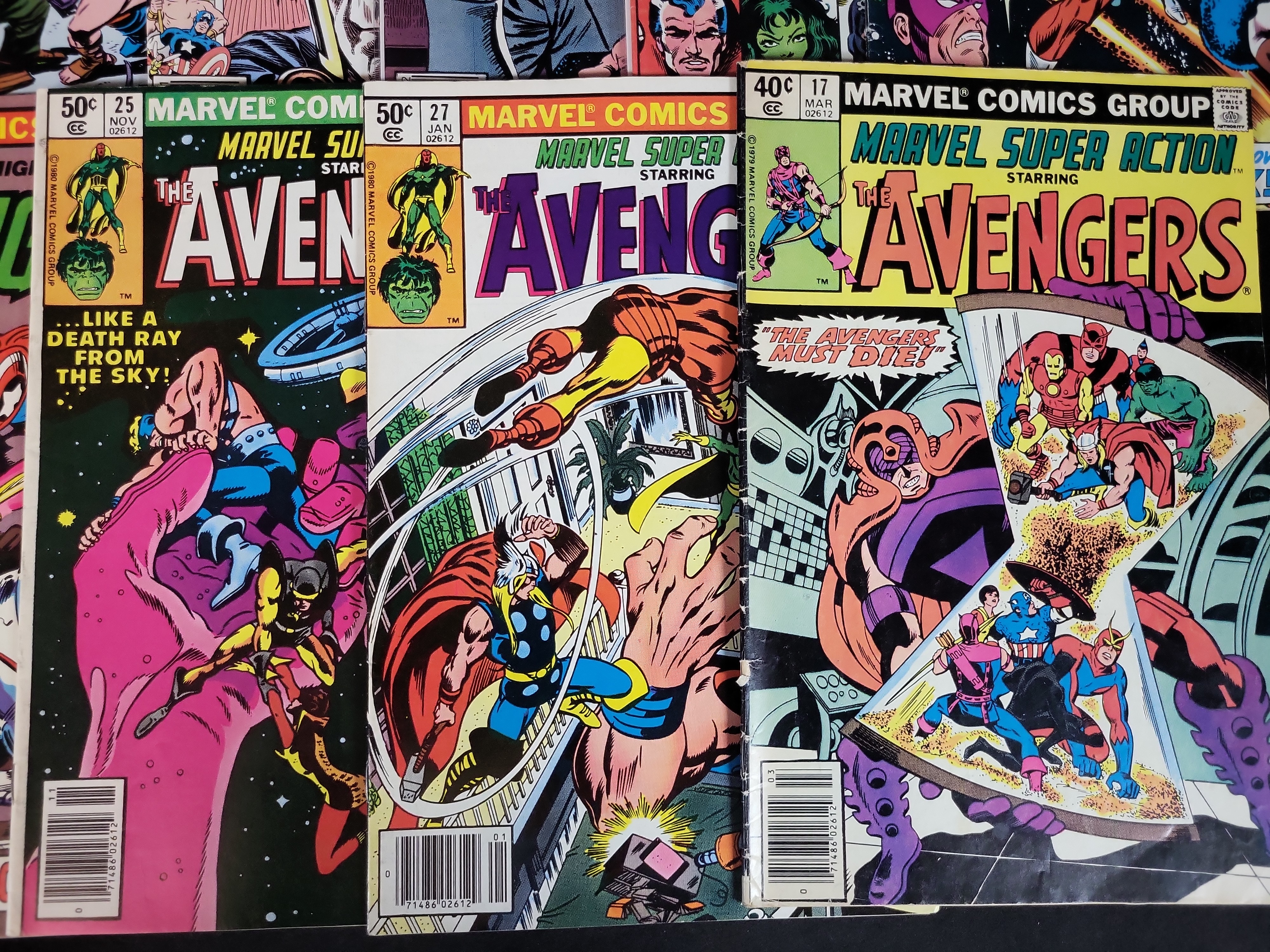 I03748 | An Assortment of Marvel Comic Books Featuring The Avengers and Associated Titles