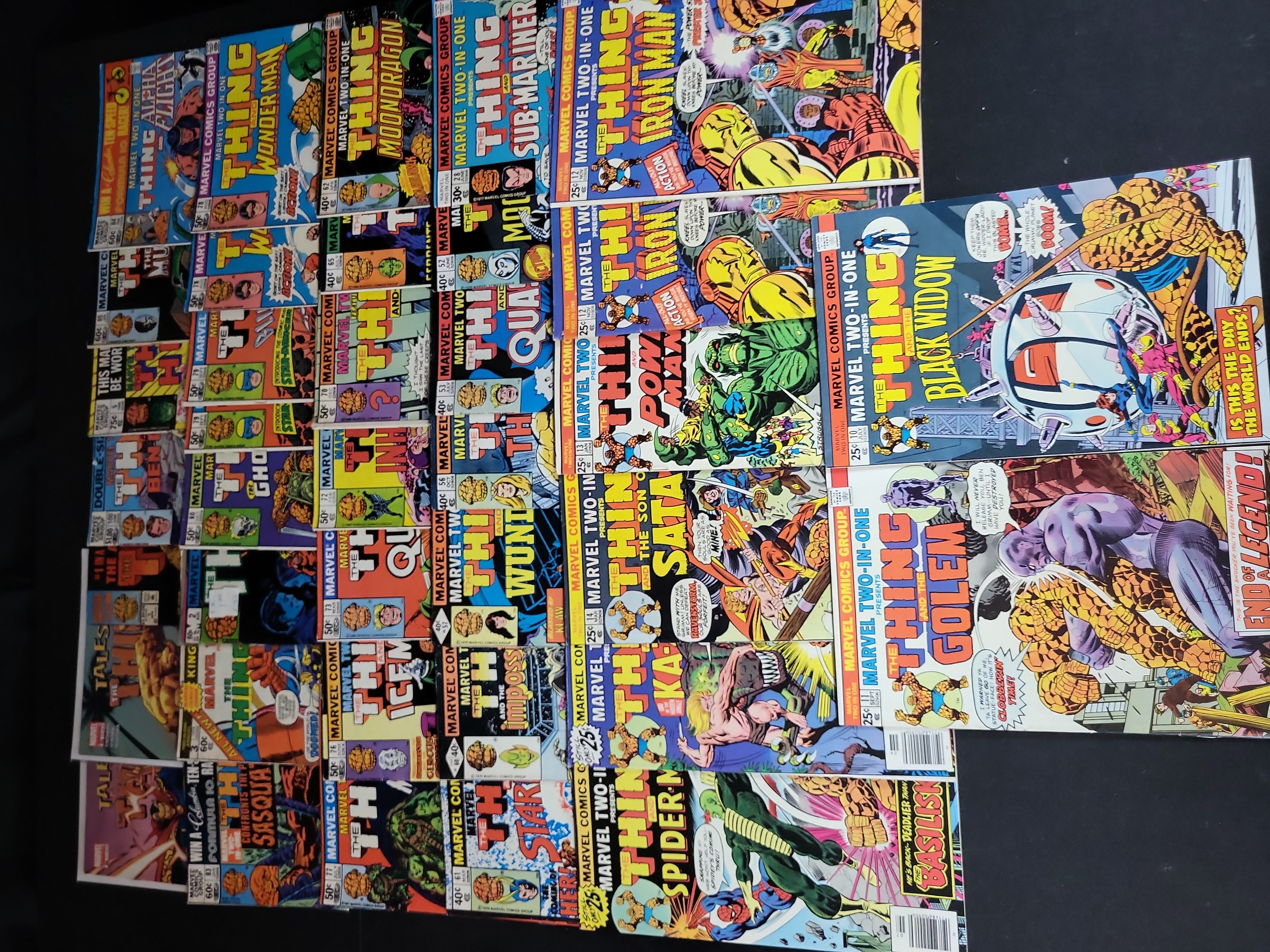 I03754 | A Collection of Bronze Age Marvel Two-in-One and The Thing Comic Books