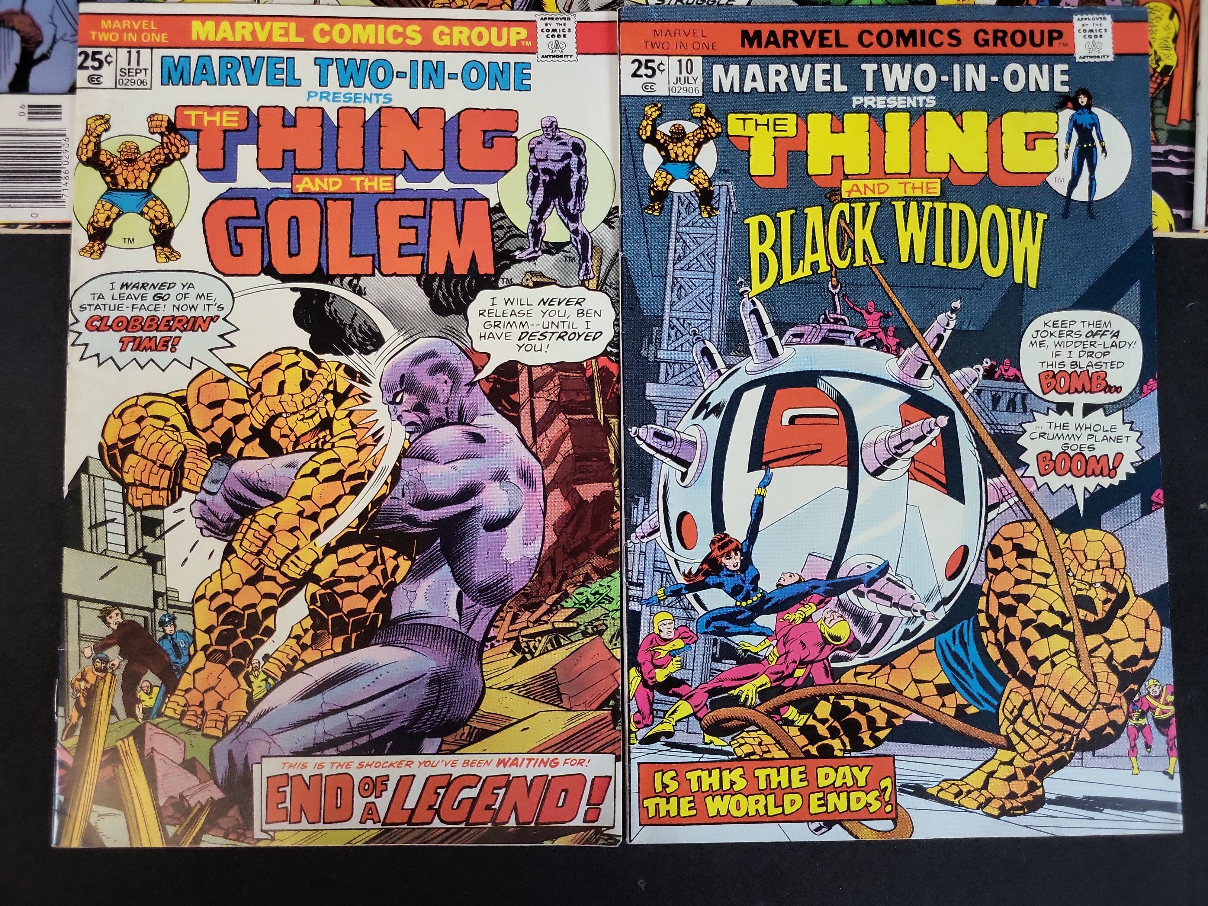 I03754 | A Collection of Bronze Age Marvel Two-in-One and The Thing Comic Books