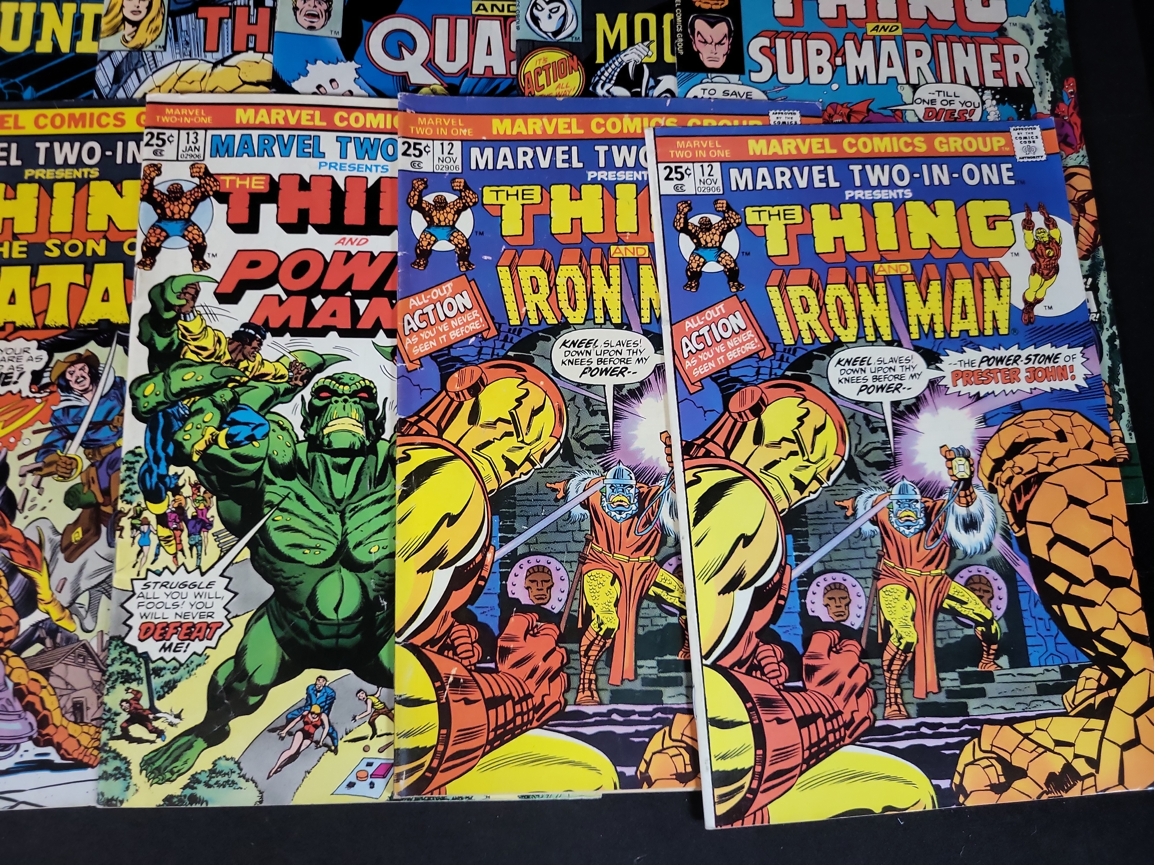 I03754 | A Collection of Bronze Age Marvel Two-in-One and The Thing Comic Books