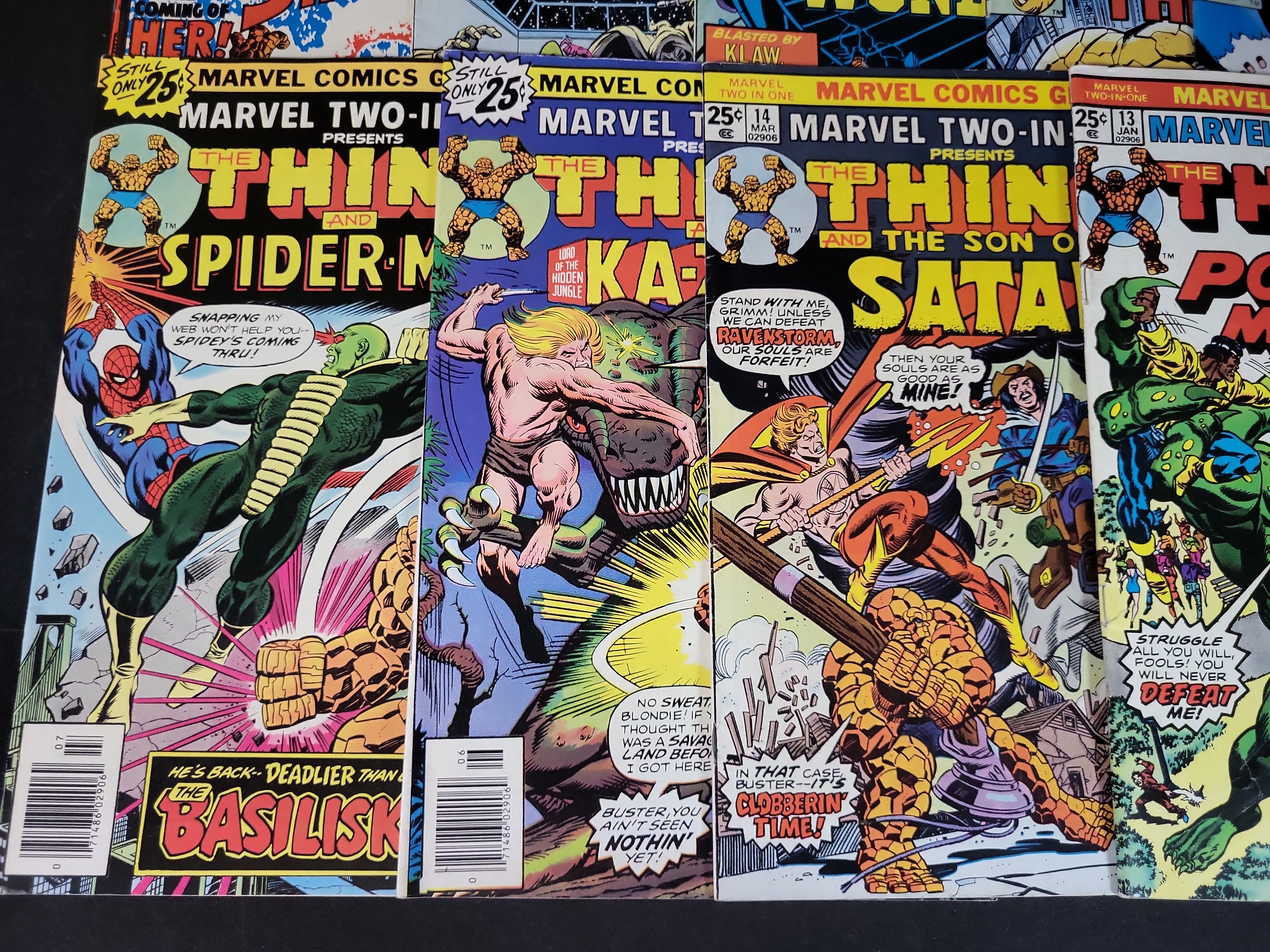 I03754 | A Collection of Bronze Age Marvel Two-in-One and The Thing Comic Books