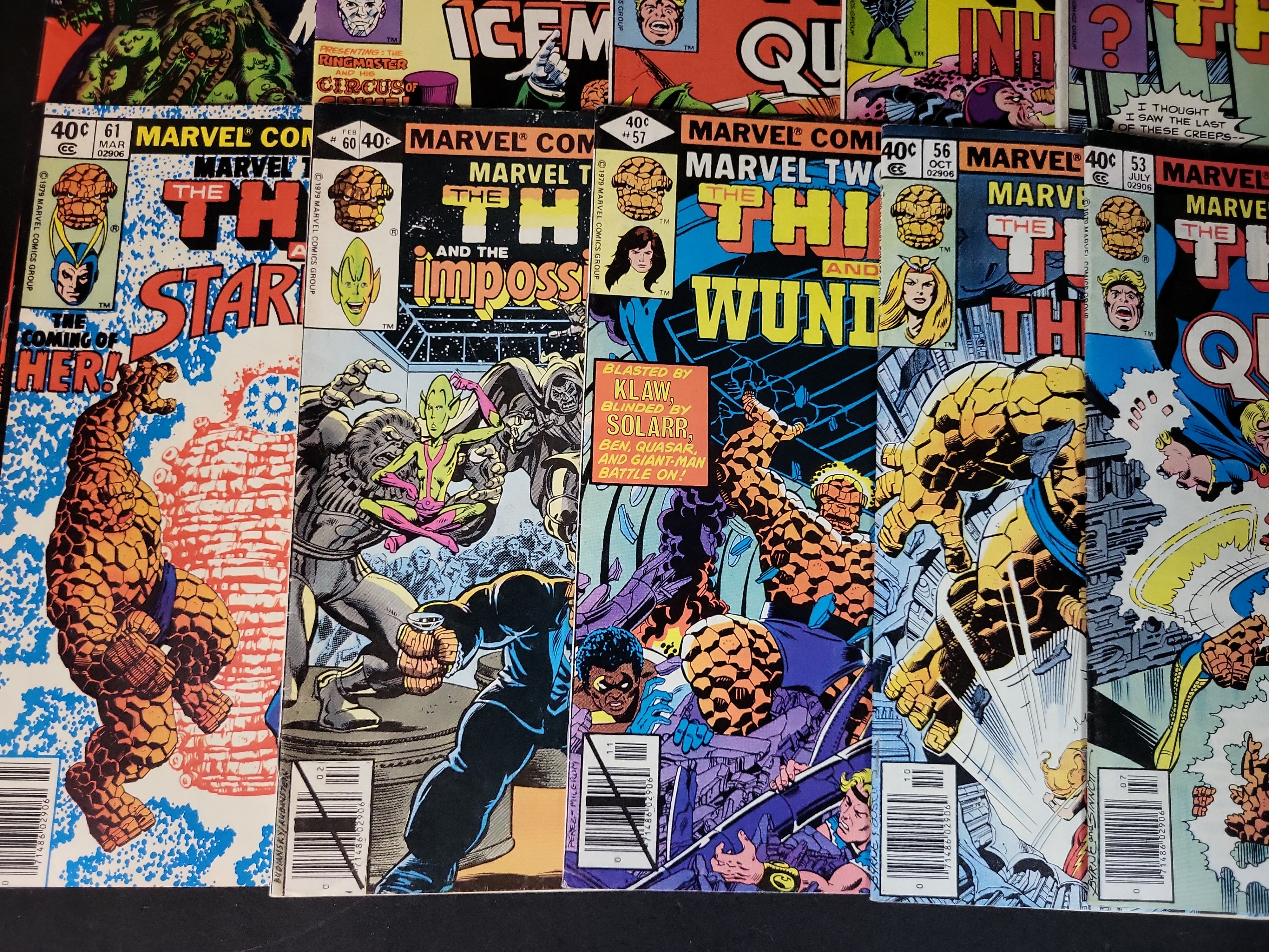 I03754 | A Collection of Bronze Age Marvel Two-in-One and The Thing Comic Books