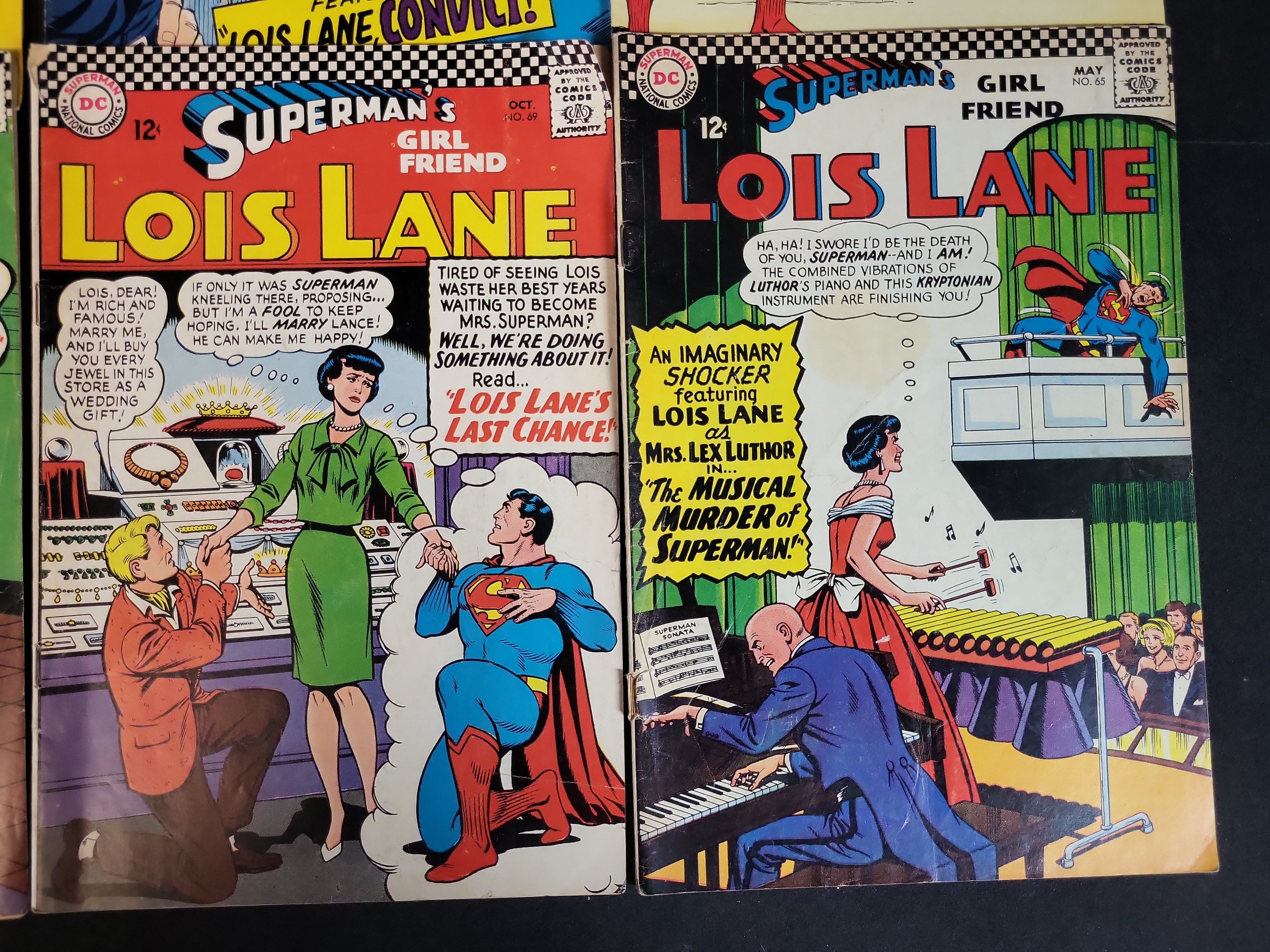 I03921 | A Collection of Nine Superman's Girl Friend Lois Lane Comic Books from DC Comics