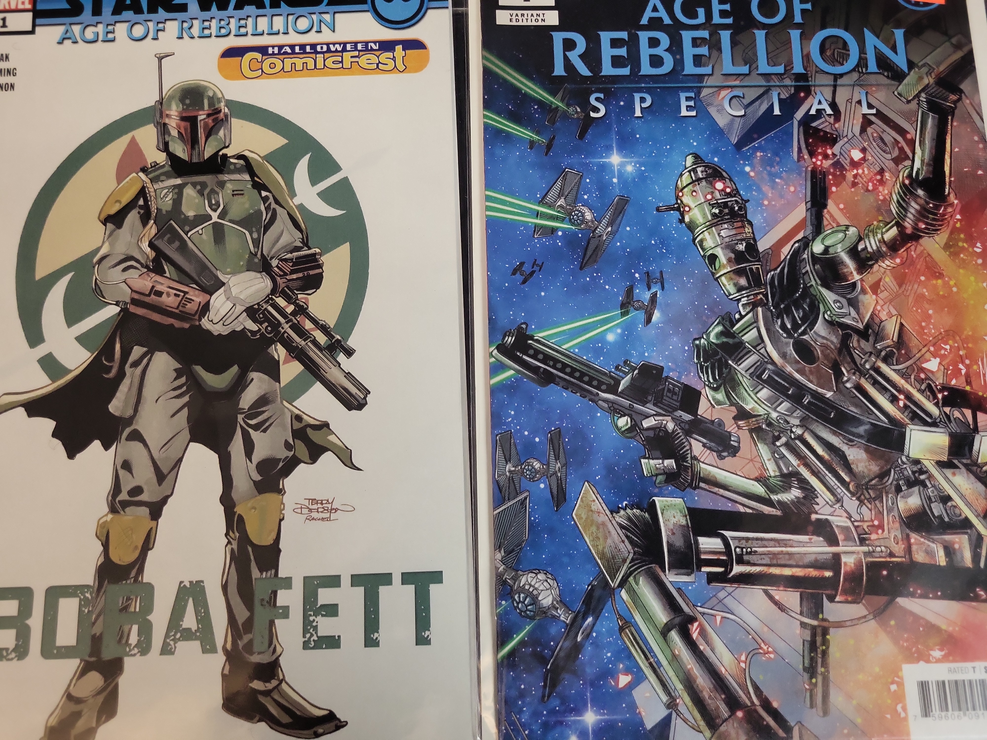 I03794 | A Collection of Modern Age Marvel Star Wars Comics featuring Variant Editions and Certificate of Authenticity